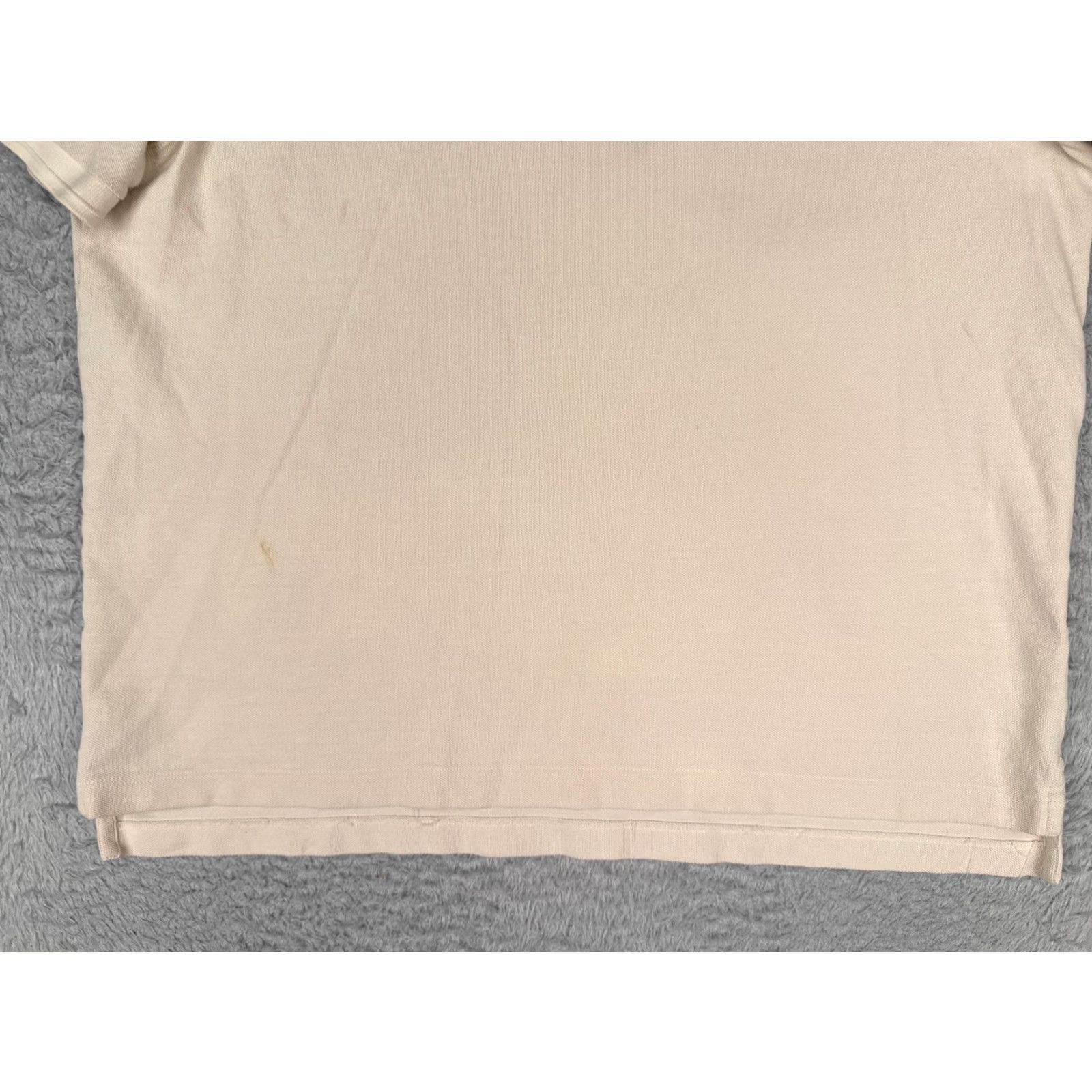 Lacoste Lacoste Polo Shirt Men 7 Beige Short Sleeve Slim 100% cotton Jersey Fabric READ Size US M / EU 48-50 / 2 - 5 Thumbnail