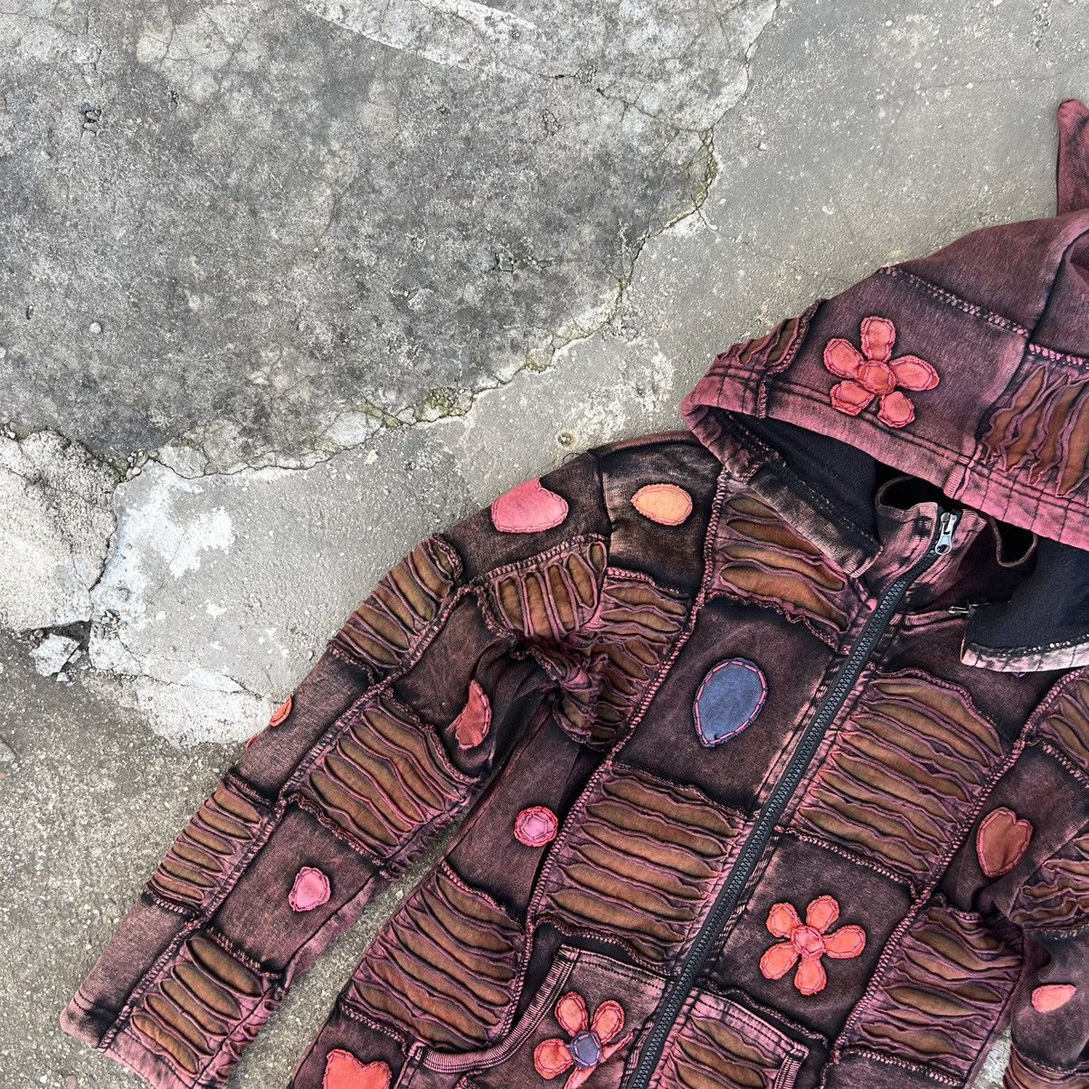 Desigual × Japanese Brand × Vintage Y2K Desigual Trench coat jacket cloak cape 2000s jpg 00s cdg Size XS / US 0-2 / IT 36-38 - 4 Thumbnail