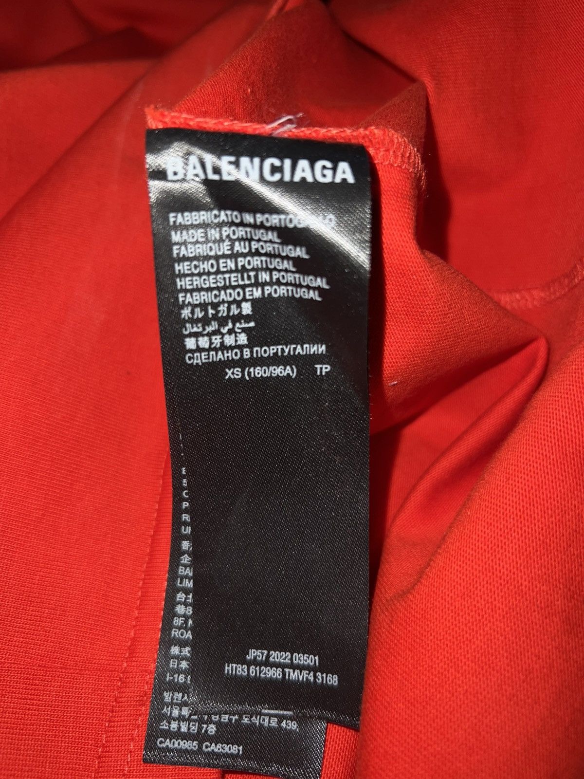 Balenciaga BALENCIAGA SHIRT Unisex Vintage Fit T-Shirt Size US XS / EU 42 / 0 - 6 Thumbnail