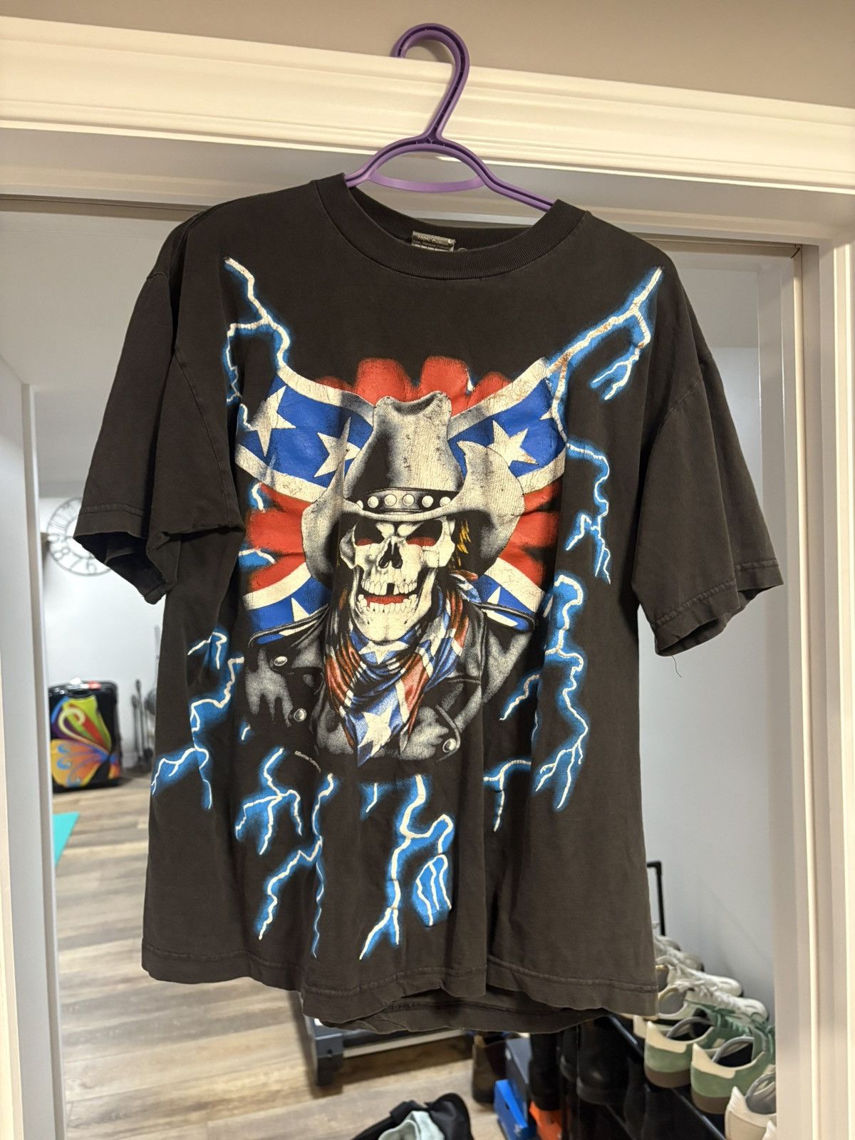 Vintage American thunder vintage tee shirt Size US L / EU 52-54 / 3 - 1 Thumbnail