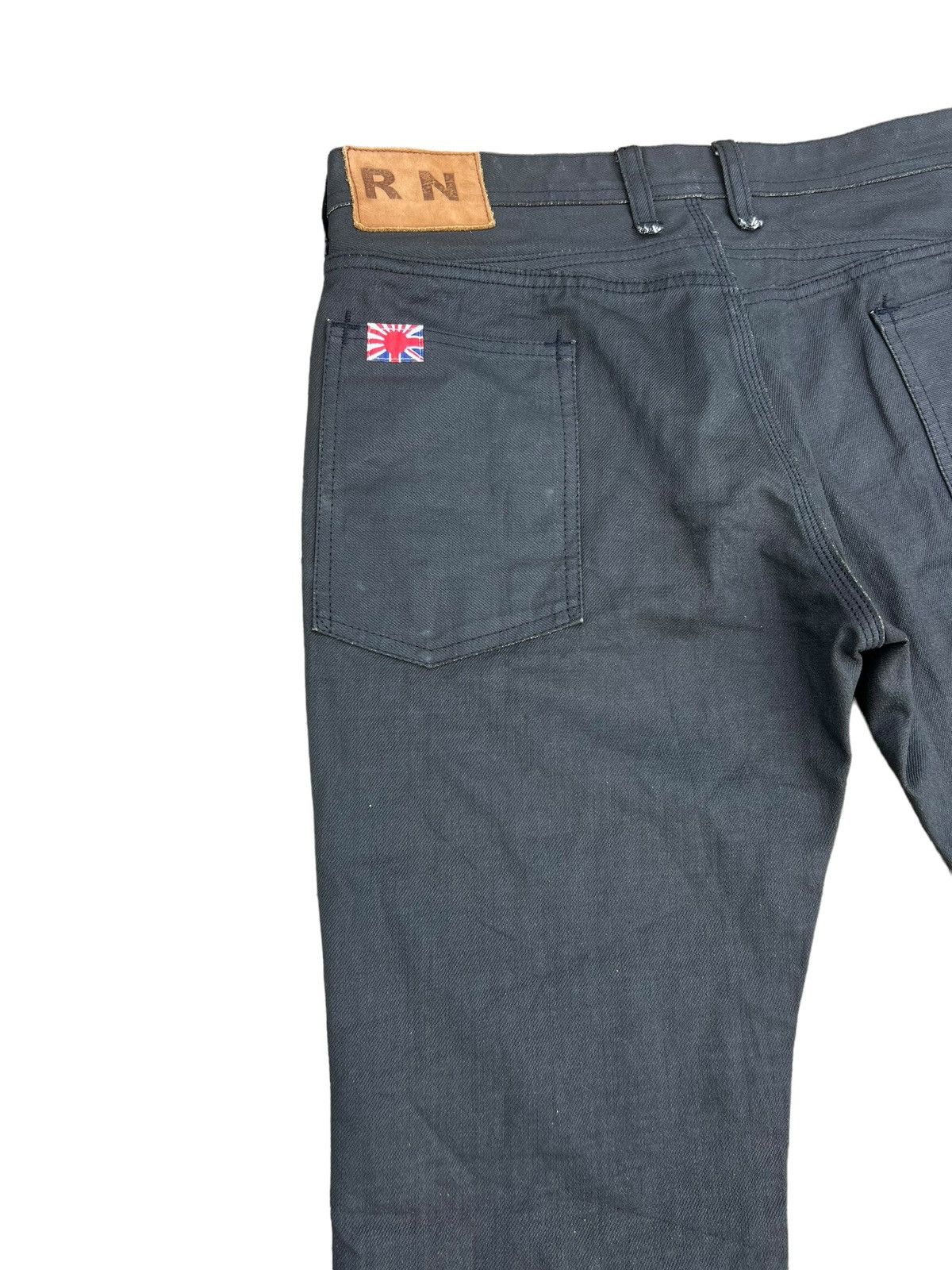 R.Newbold R.Newbold X D.I.E Waxed Denim Regular Jeans Size US 31 - 13 Thumbnail