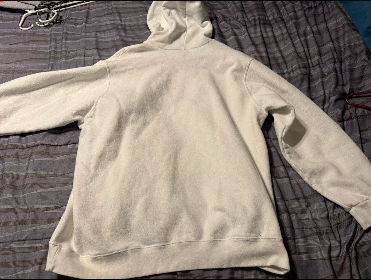 Nike Vintage 90's Nike Center Middle Swoosh RARE White Hoodie 2XL Size US XXL / EU 58 / 5 - 18 Thumbnail