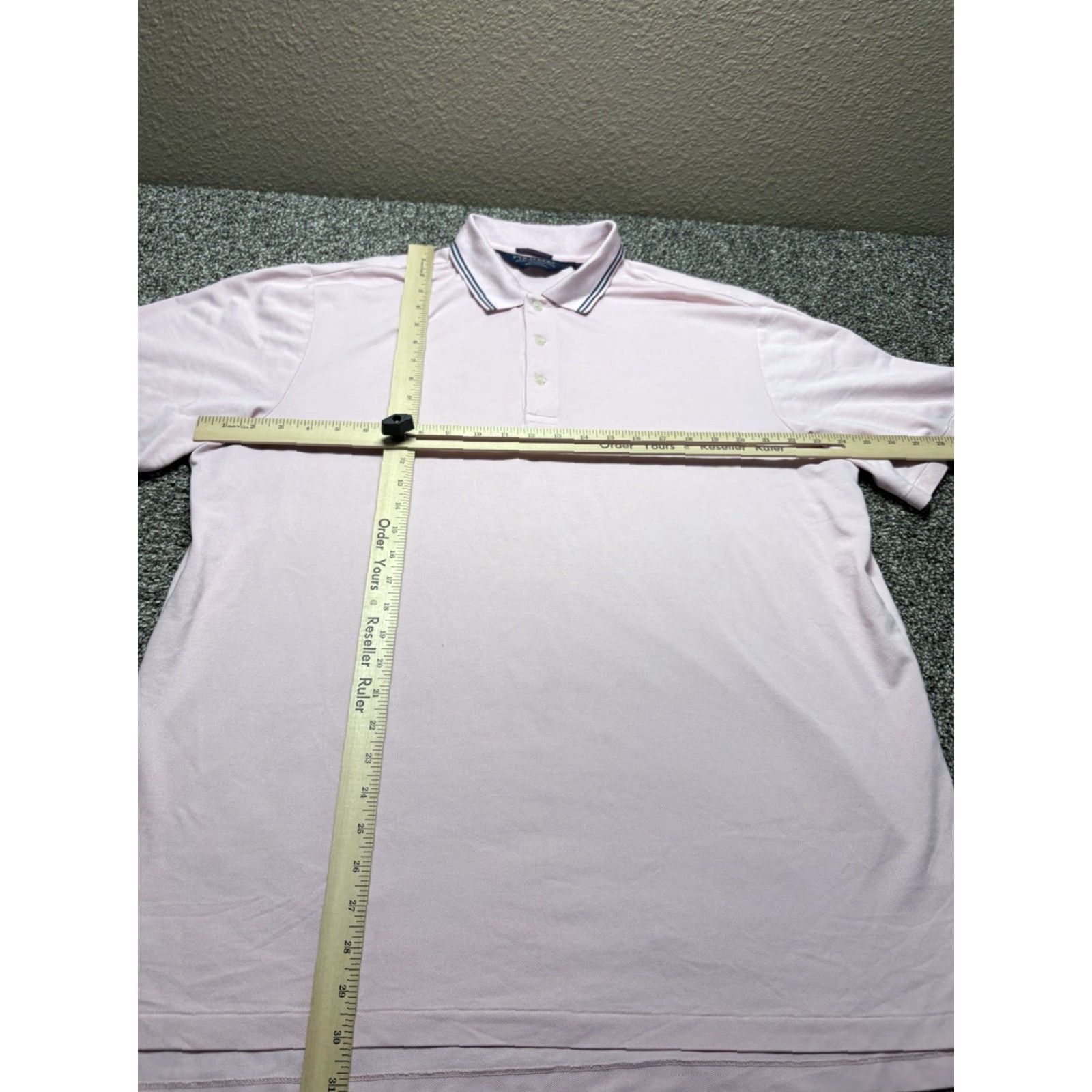 Polo Ralph Lauren Polo Ralph Lauren Shirt Men Large Pink Short Sleeve Stretch Performance Golf Size US XL / EU 56 / 4 - 5 Thumbnail