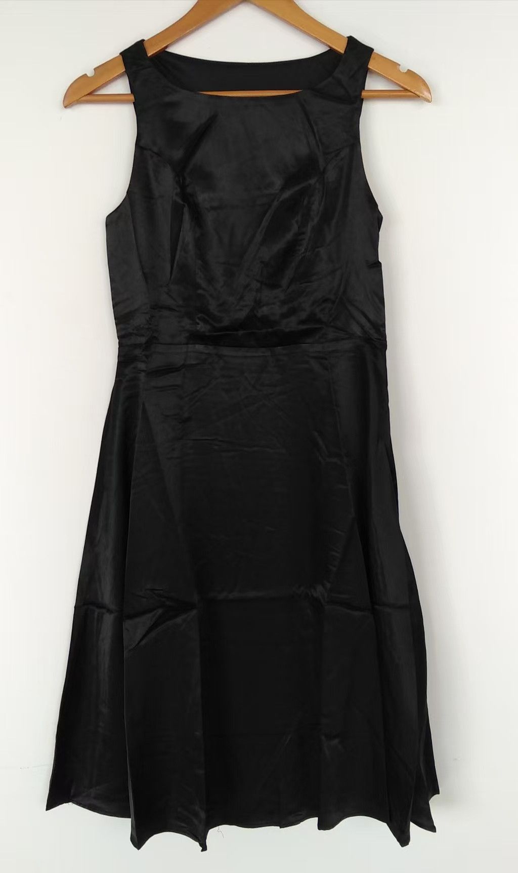 Other Black satin sleeveles women dress Size S / US 4 / IT 40 - 4 Thumbnail