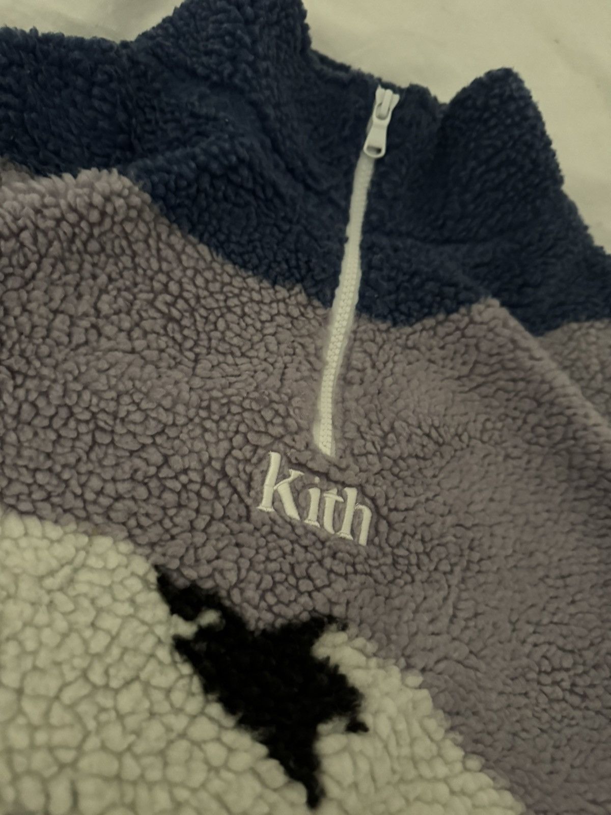 Kith Kith Claremont Sherpa Quarter Zip | Grailed