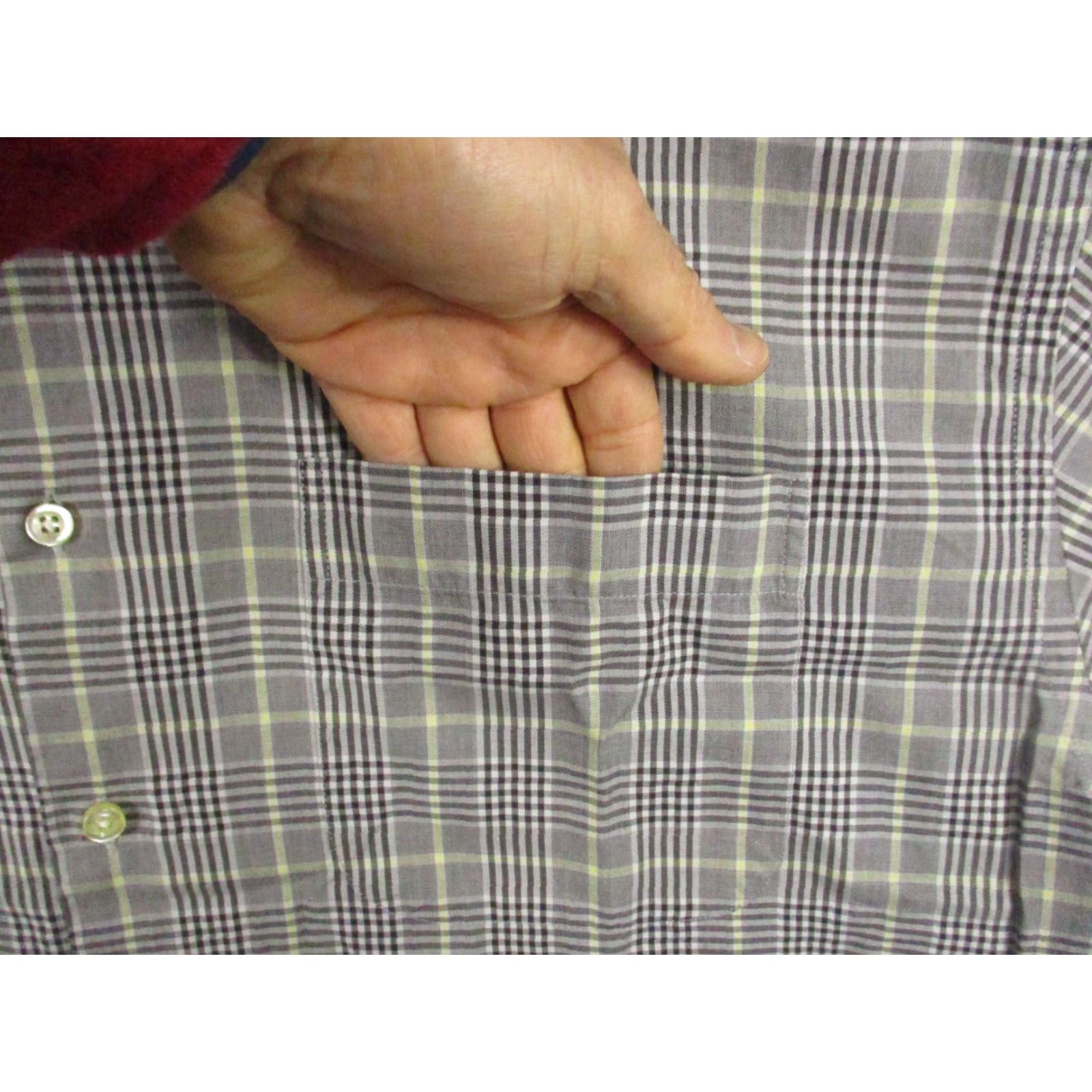 Peter Millar Peter Millar Crown Shirt XL Men's Cotton Button-Down Plaid Check Shirt Adult XL Brown Classic Short Sleeve Button-Up Size US XL / EU 56 / 4 - 2 Thumbnail
