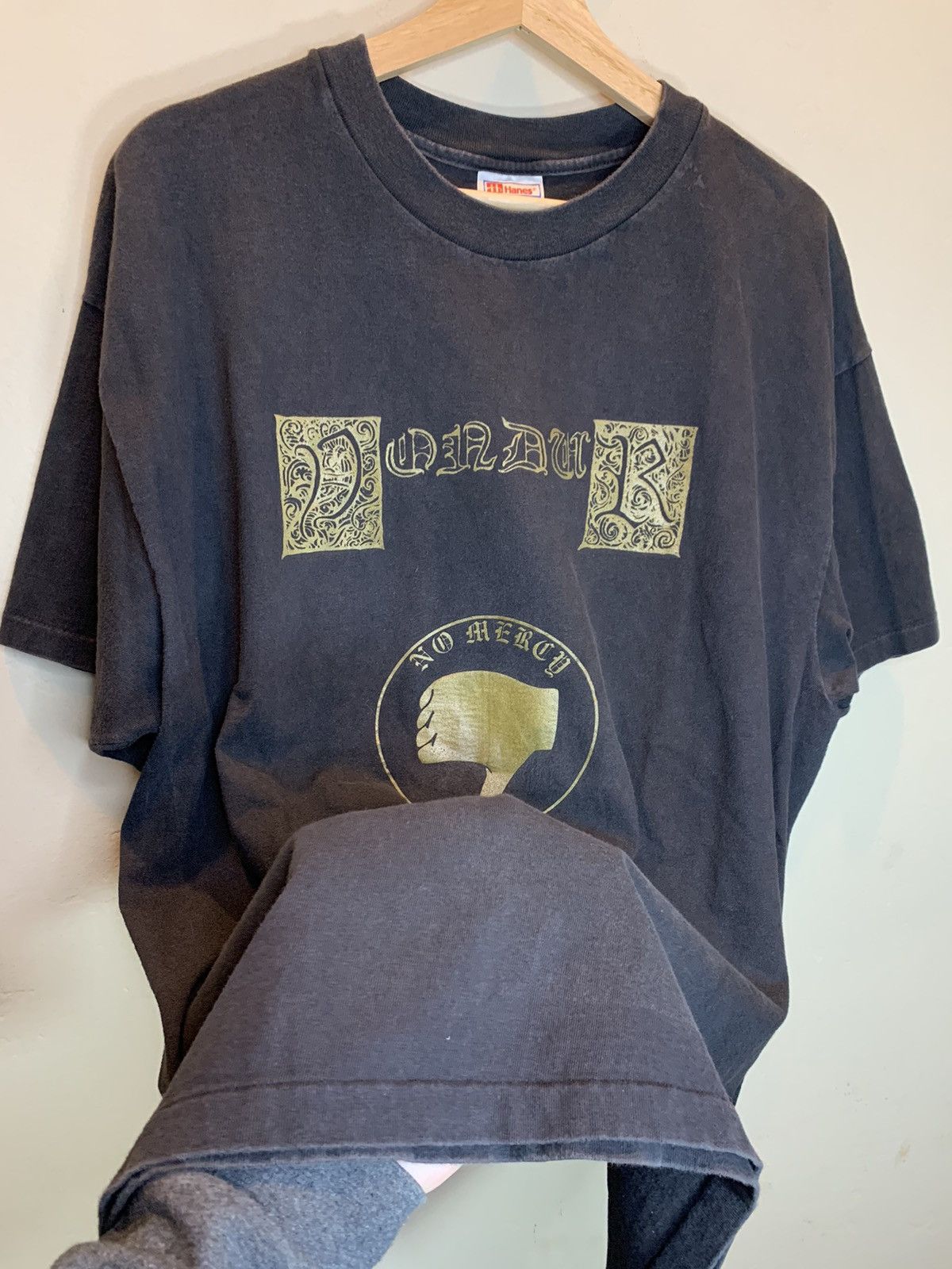 Band Tees RARE* Vintage 90’s Vondur Panzer Legions No Mercy Band Shirt Size US XL / EU 56 / 4 - 6 Thumbnail