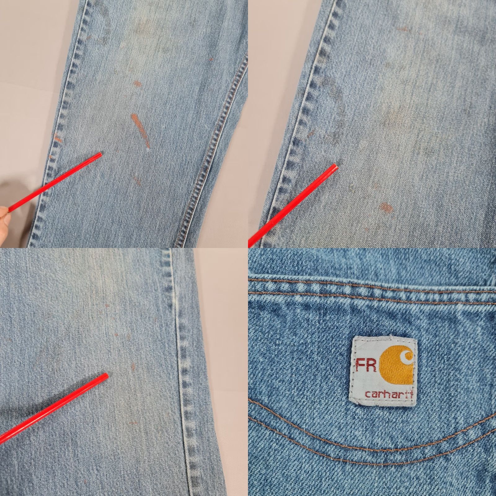 Carhartt Carhartt Jeans Blue W40 L32 Flame Resistant Original Fit Denim Mens Pants Size US 40 / EU 56 - 8 Thumbnail