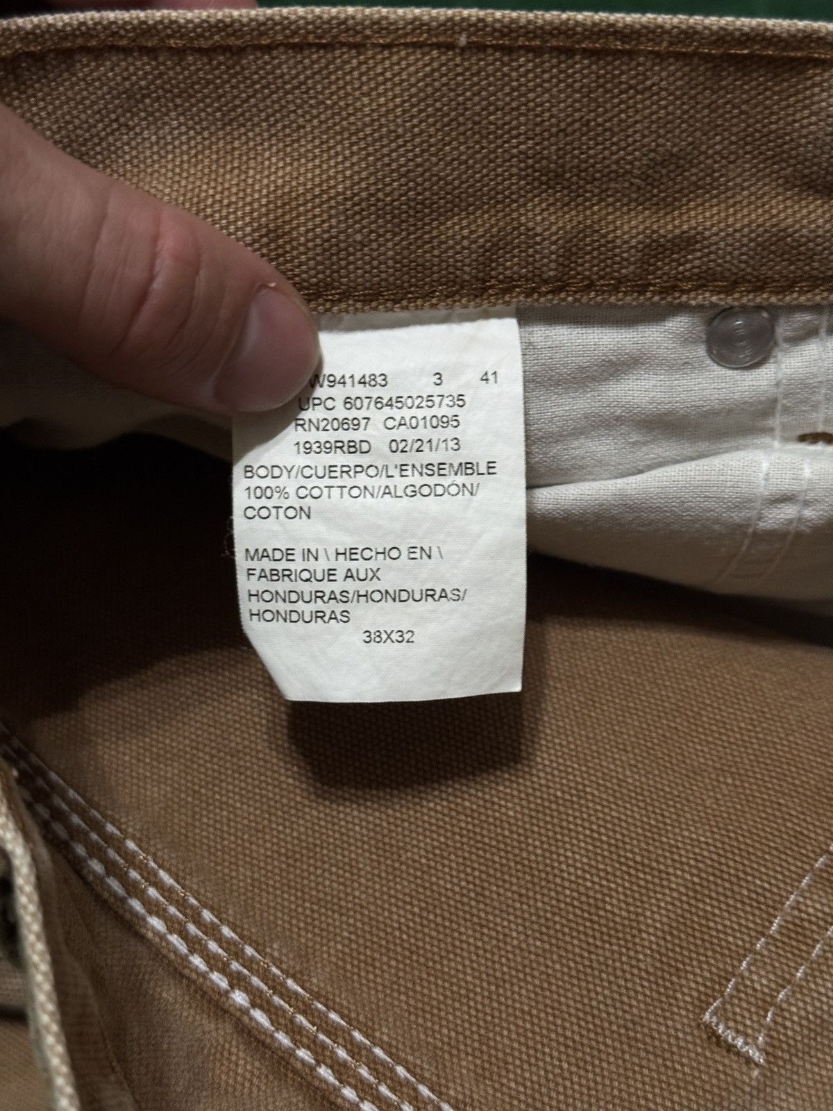 Dickies Y2K Dickies Carpenter Baggy Wide Leg Skater 38x32 Pants Size US 38 / EU 54 - 3 Thumbnail