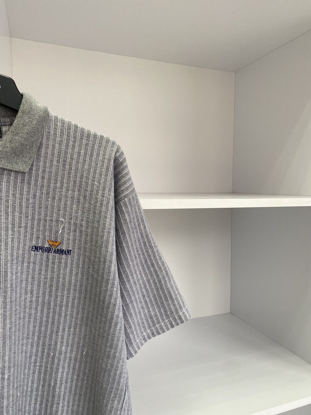 Designer × Emporio Armani × Vintage Vintage Emporio Armani 90s Polo T-Shirt Size US L / EU 52-54 / 3 - 5 Thumbnail