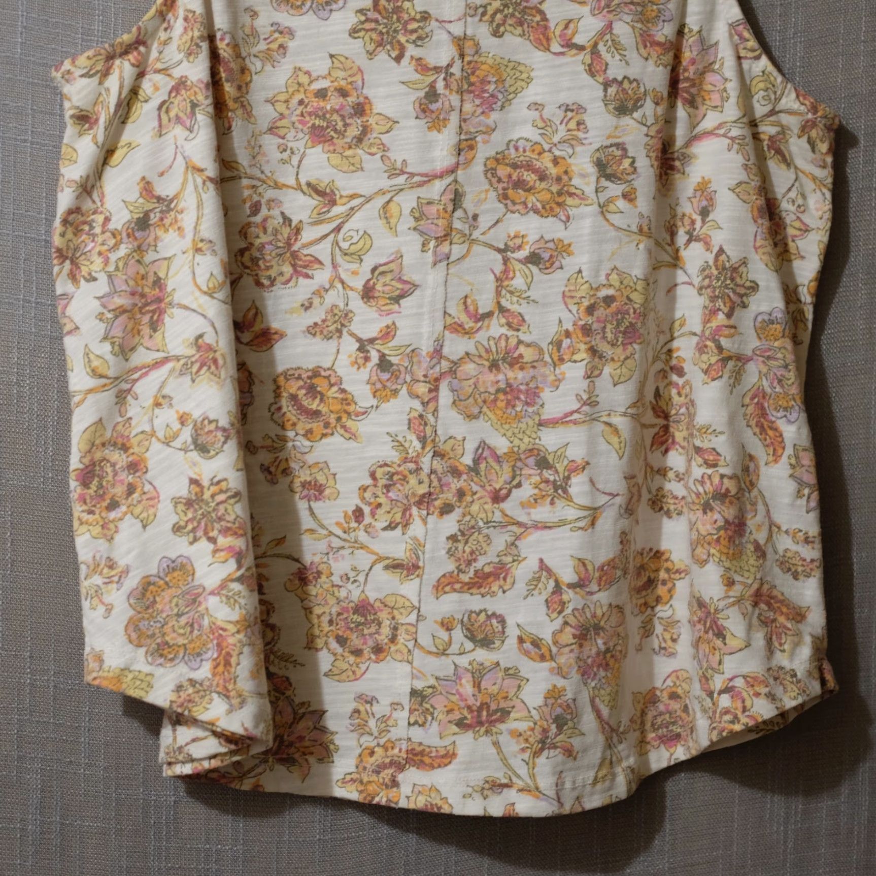 Vintage Maurices Tank Top Floral Ivory Stretch Womens L Tank Top Knit Sleeveless Crochet Neck Details Bohemian Casual Size L / US 10 / IT 46 - 6 Thumbnail