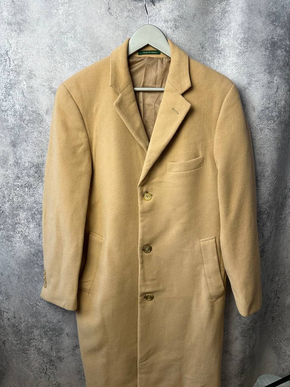 Lauren Ralph Lauren Overcoat Wool Long Coat Camel