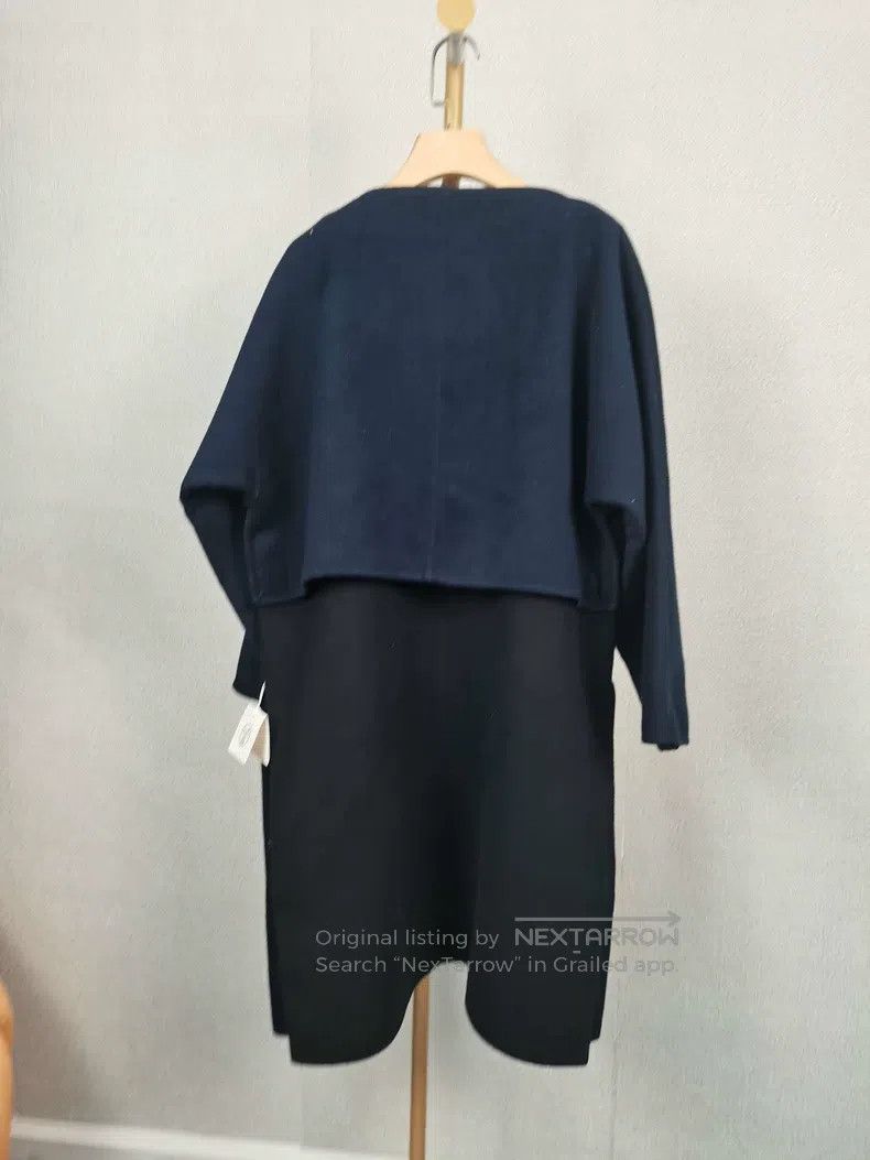 Hermes Hermes Navy Cloak Cashmere Coat Size XS / US 0-2 / IT 36-38 - 2 Thumbnail