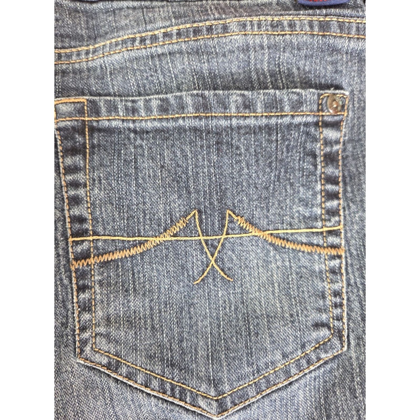 Vintage Jeanstar Jeans Women's Elle Flare Stretch High Rise Denim Jeans 16 Blue Regular Belt Loops 5-Pocket Style Flared Vintage: No, 21st Century? Size 38" / US 16 / IT 52 - 4 Thumbnail