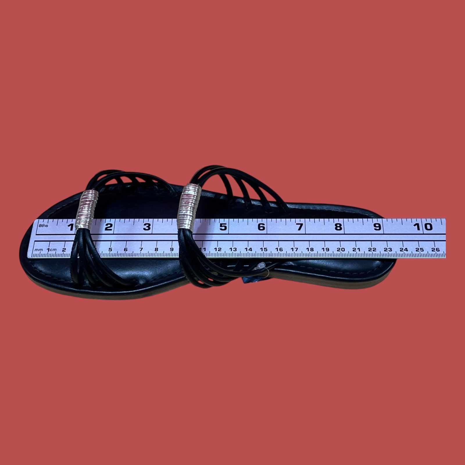 Other Universal Thread - Women's Aura Two Band Slide Sandals - Bla Size US 7 / IT 37 - 6 Thumbnail