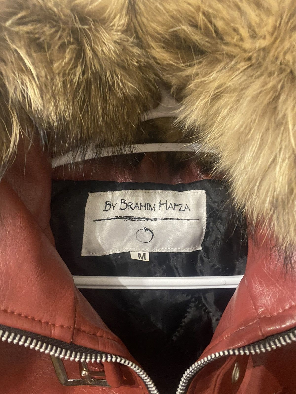 If Six Was Nine × Le Grande Bleu (L.G.B.) Fur leather jacket Size US M / EU 48-50 / 2 - 4 Thumbnail