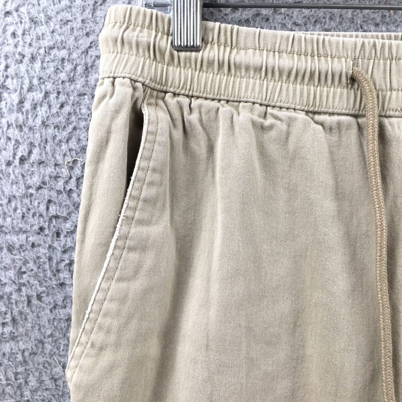 WeSC WESC Beige Jogger Pants Womens S Cargo Pockets Zip Fly Regular Rise 30x26.5 Inseam 26.5 Size 28" / US 6 / IT 42 - 3 Thumbnail