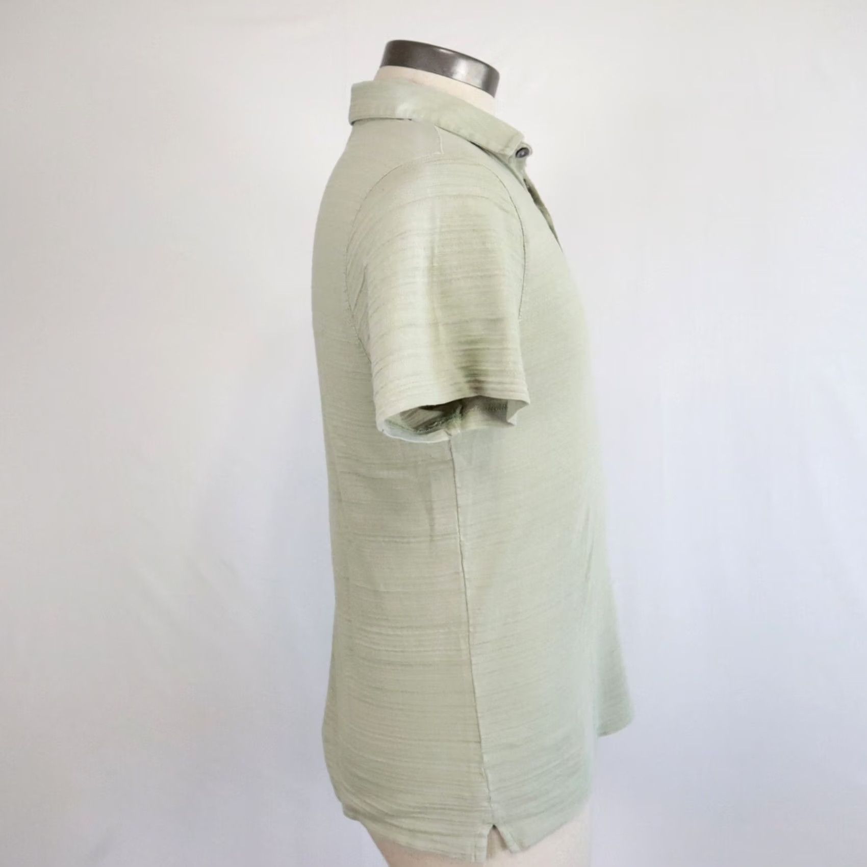 Vintage Robert Barakett Polo Shirt Mens Small Casual Knit Cotton Sage Green Short Sleeve Size US S / EU 44-46 / 1 - 3 Thumbnail