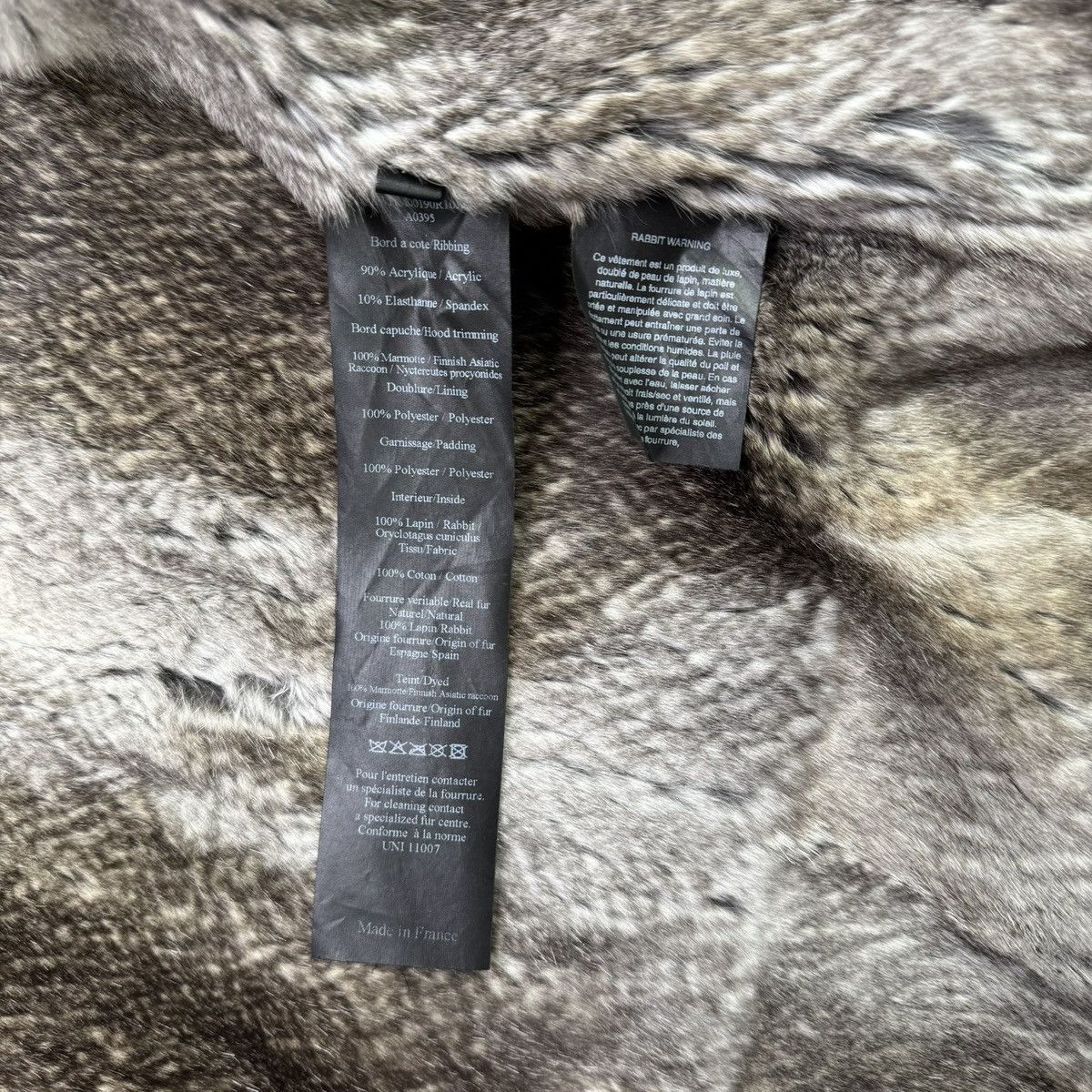 Yves Salomon YVES SALOMON HOMME RABBIT FUR PARKA Size US M / EU 48-50 / 2 - 8 Thumbnail