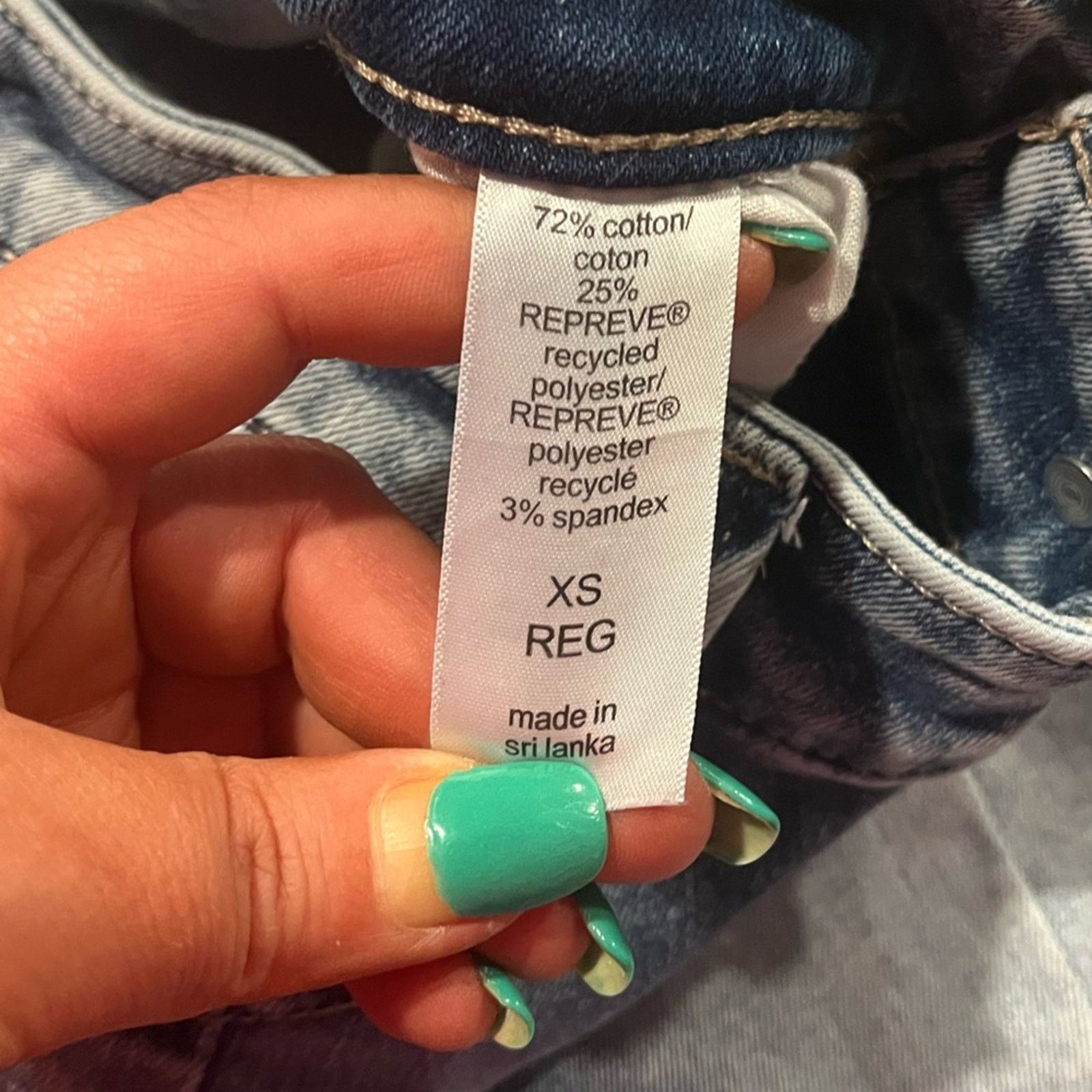 Maurice Lacroix M Jeans by Maurices Skinny High Rise Button Fly Split Size 24" / US 00 / IT 34 - 8 Thumbnail