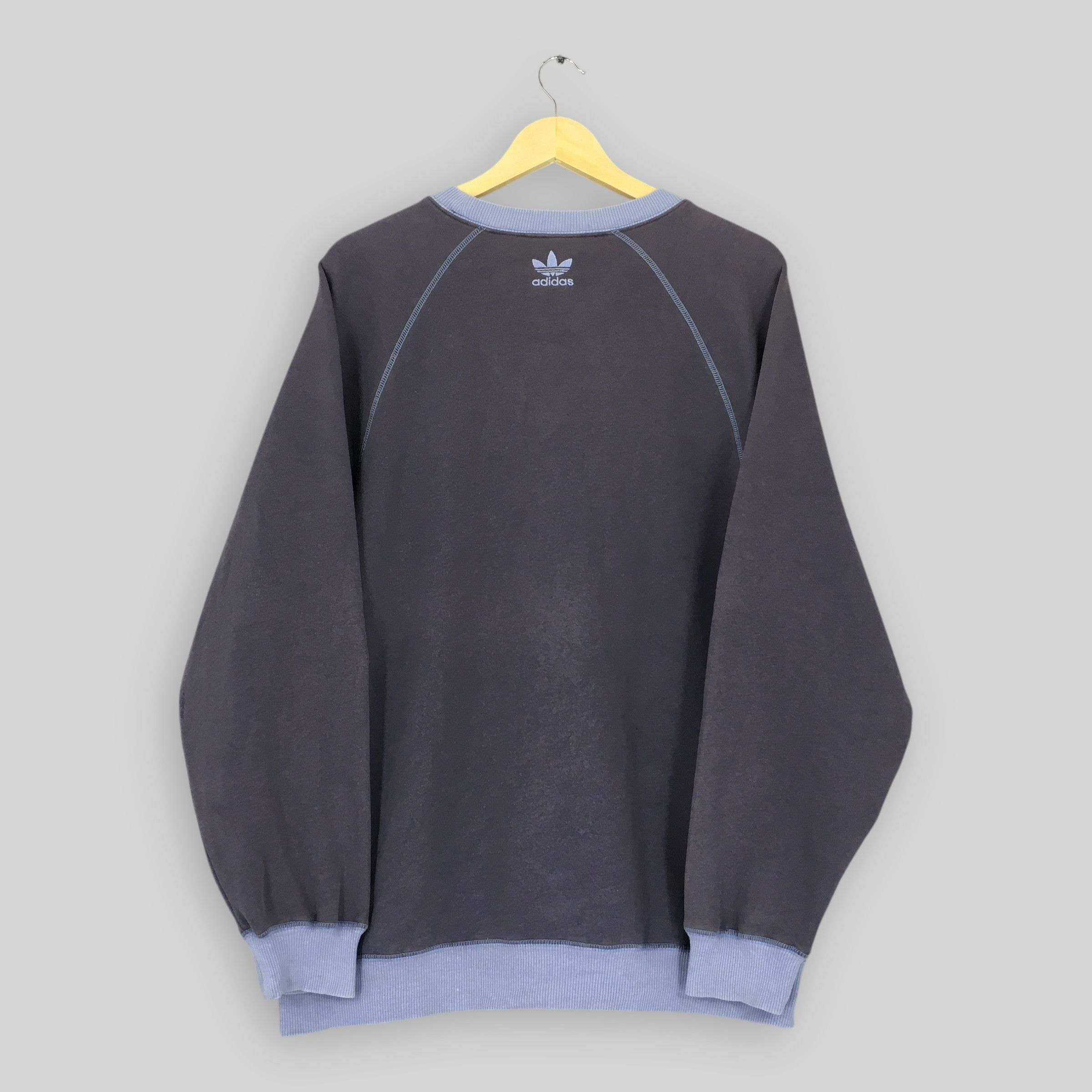 Adidas × Vintage Vintage 90s Adidas Trefoil Sweatshirt Large Size US L / EU 52-54 / 3 - 8 Thumbnail