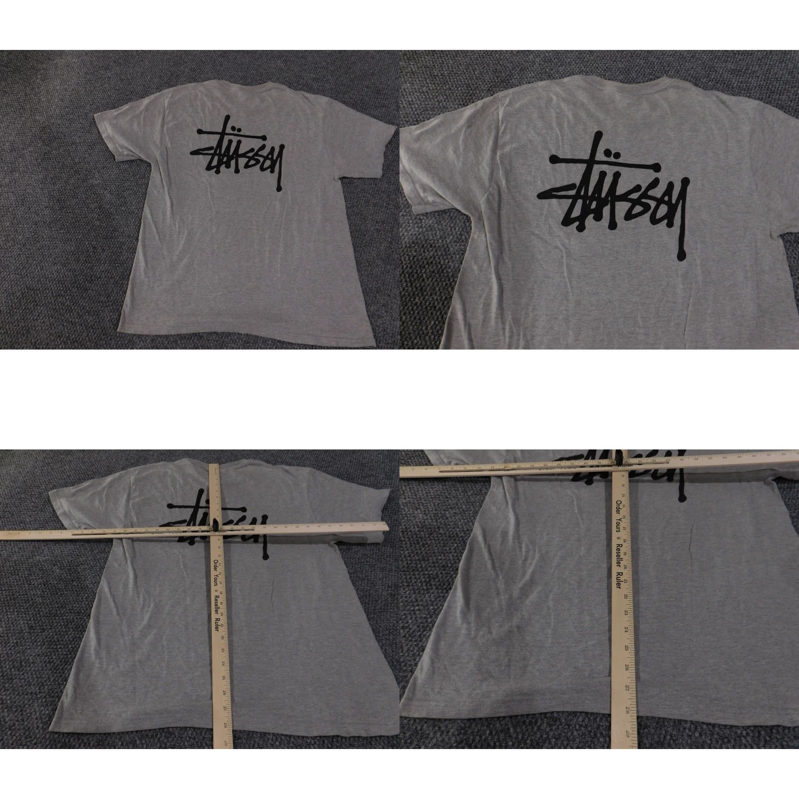 Etro Stussy Shirt Mens L Gray Streetwear Logo Tee Skate Surf Shirt Mens Large Gray Streetwear Logo Tee Skate Surf Size US L / EU 52-54 / 3 - 9 Thumbnail