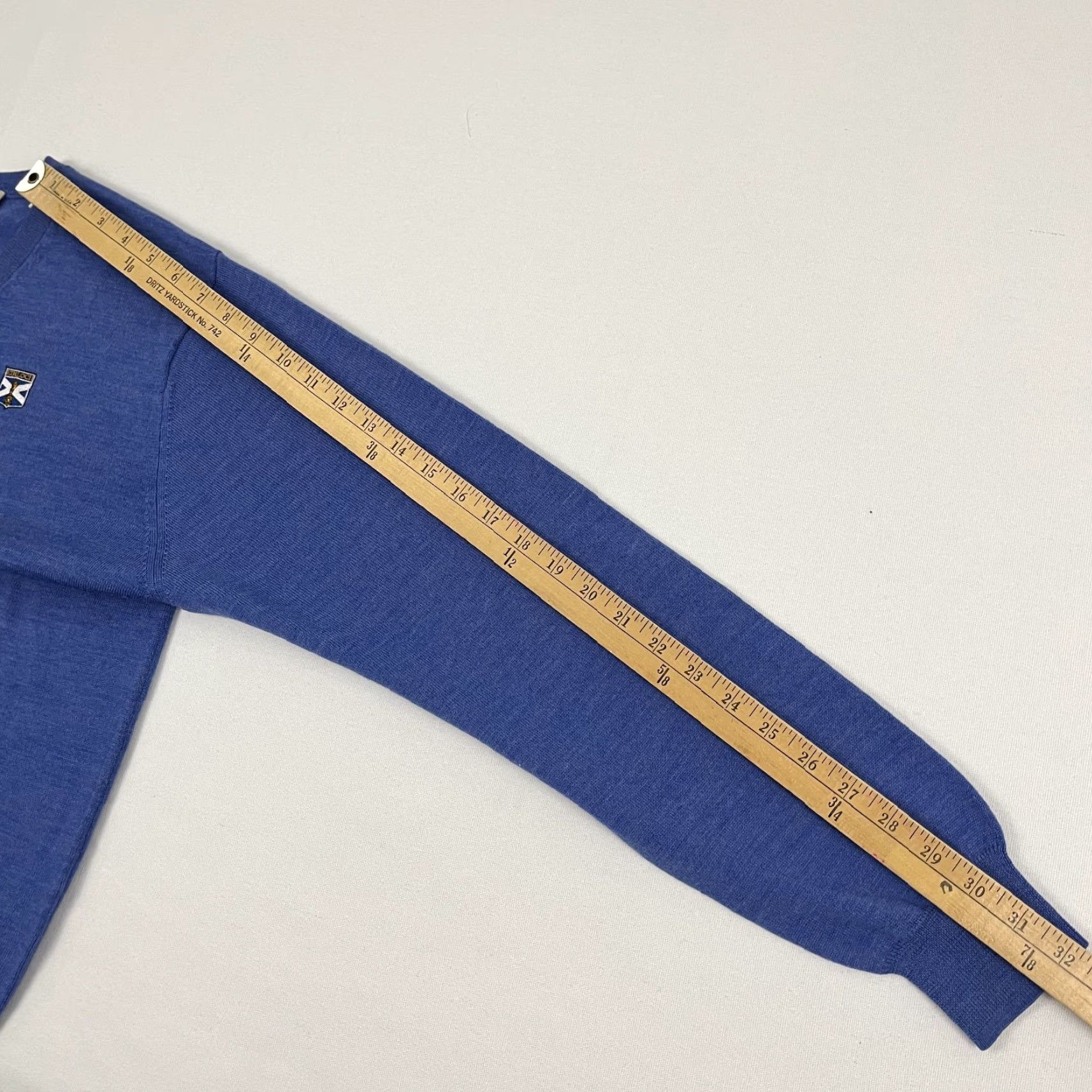 Peter Millar Peter Millar Merino Wool Sweater Men Medium Blue Kinloch Golf Club Preppy Jumper Pullover Knit Embroidered Logo Classic Outdoor Preppy Mens Size US M / EU 48-50 / 2 - 7 Thumbnail