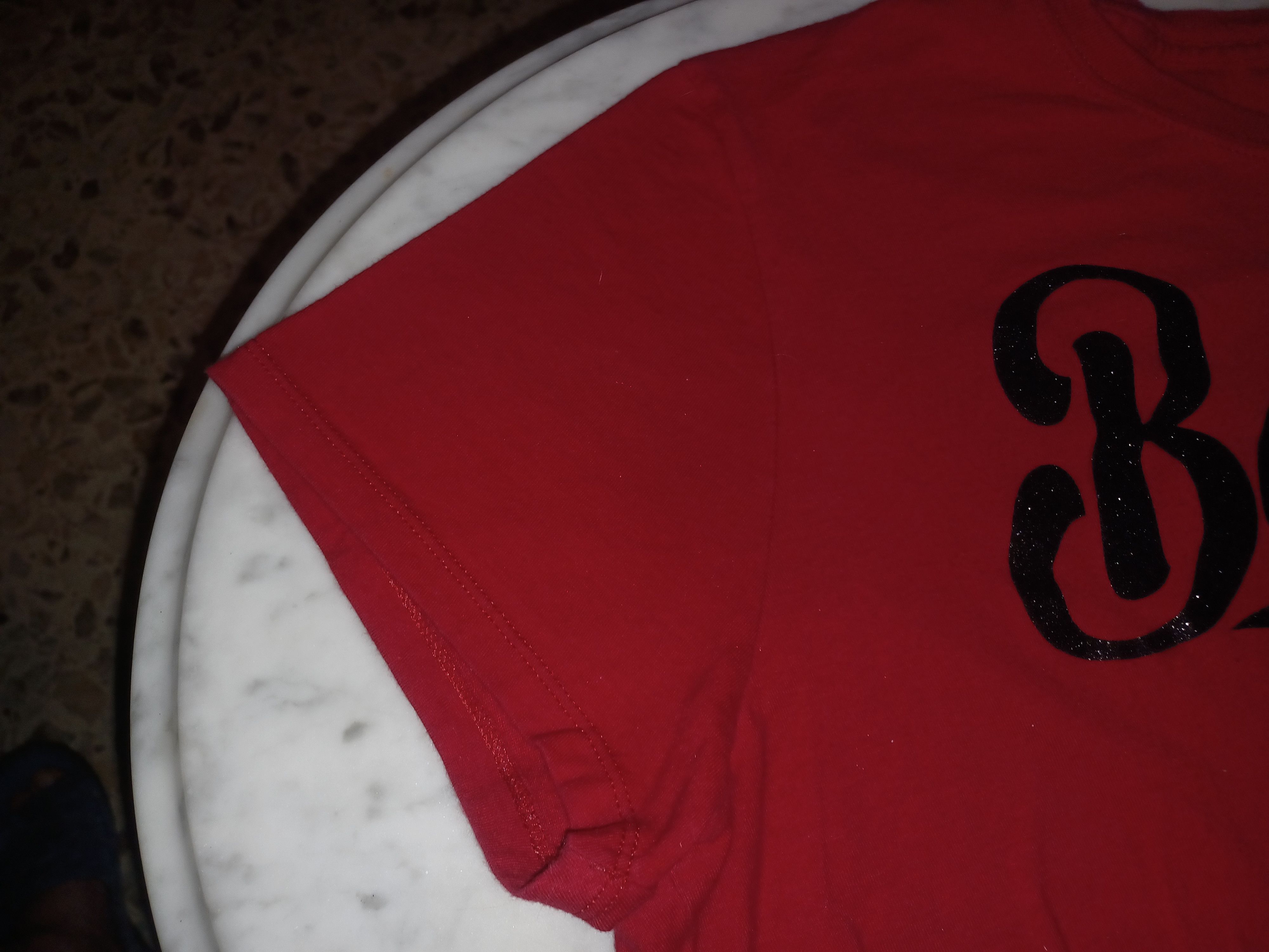Other Women's Graphic Tee "Baseball" XL Red & Black Size XL / US 12-14 / IT 48-50 - 4 Thumbnail
