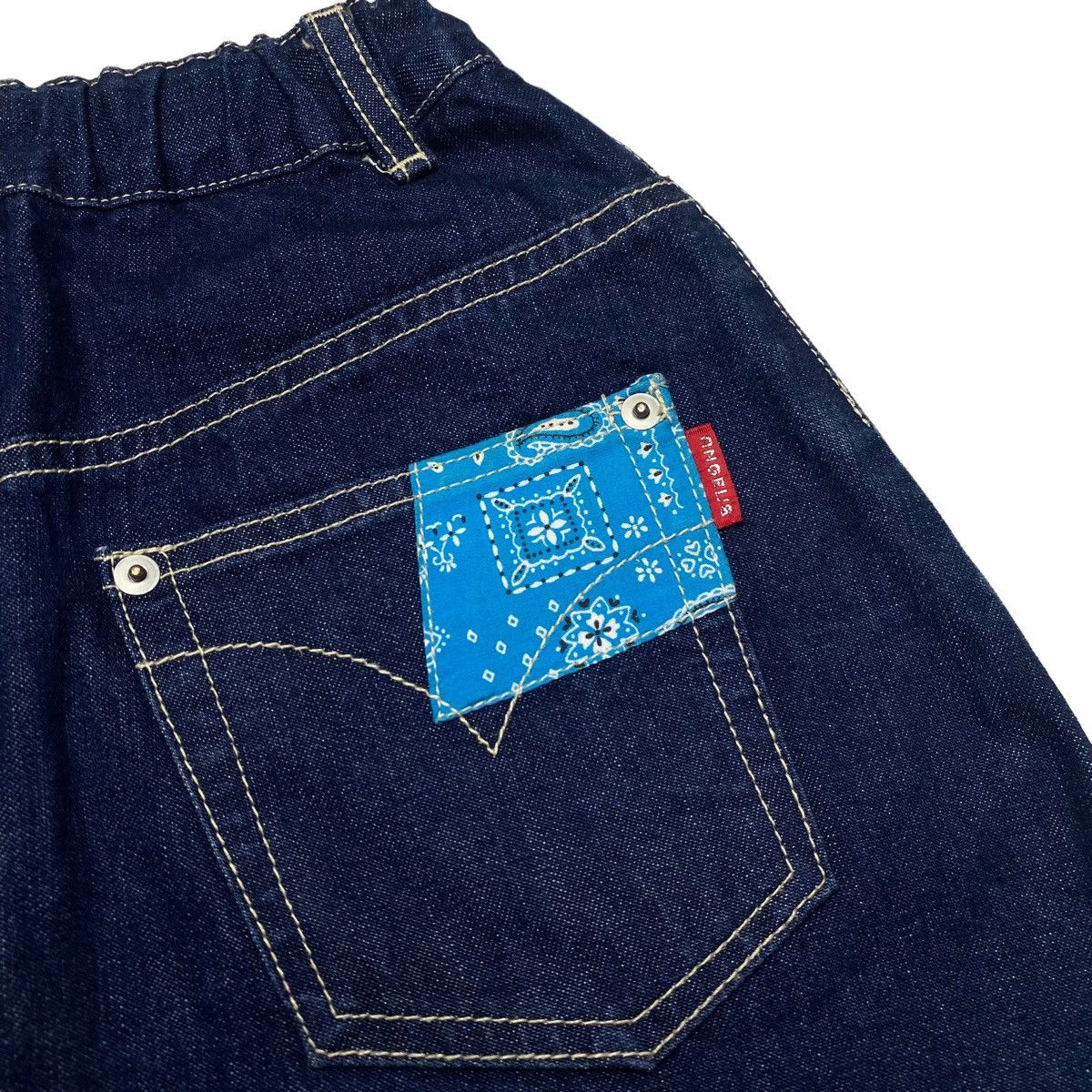 Angel Blue 2000s Angel Blue - Paisley Patcwork Denim Skirt Size 26" / US 2 / IT 38 - 8 Thumbnail