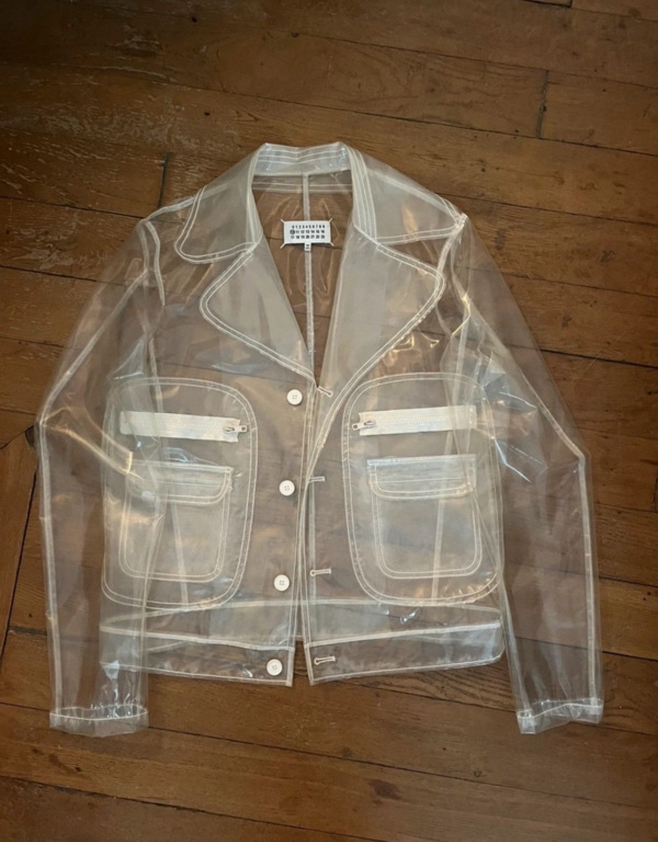 Maison Margiela 🔺Rare🔺Maison Margiela FW18 See-Trough Biker Jacket ...