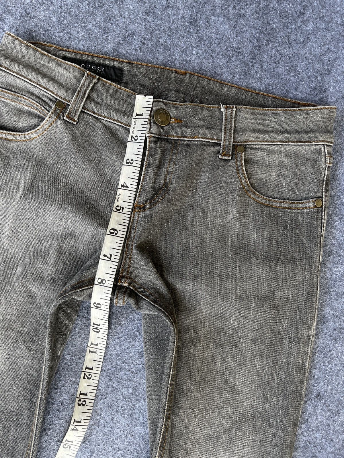 Gucci Vintage🔥Gucci🔥Flared Elastane Denim Y2k Size 29" - 5 Thumbnail