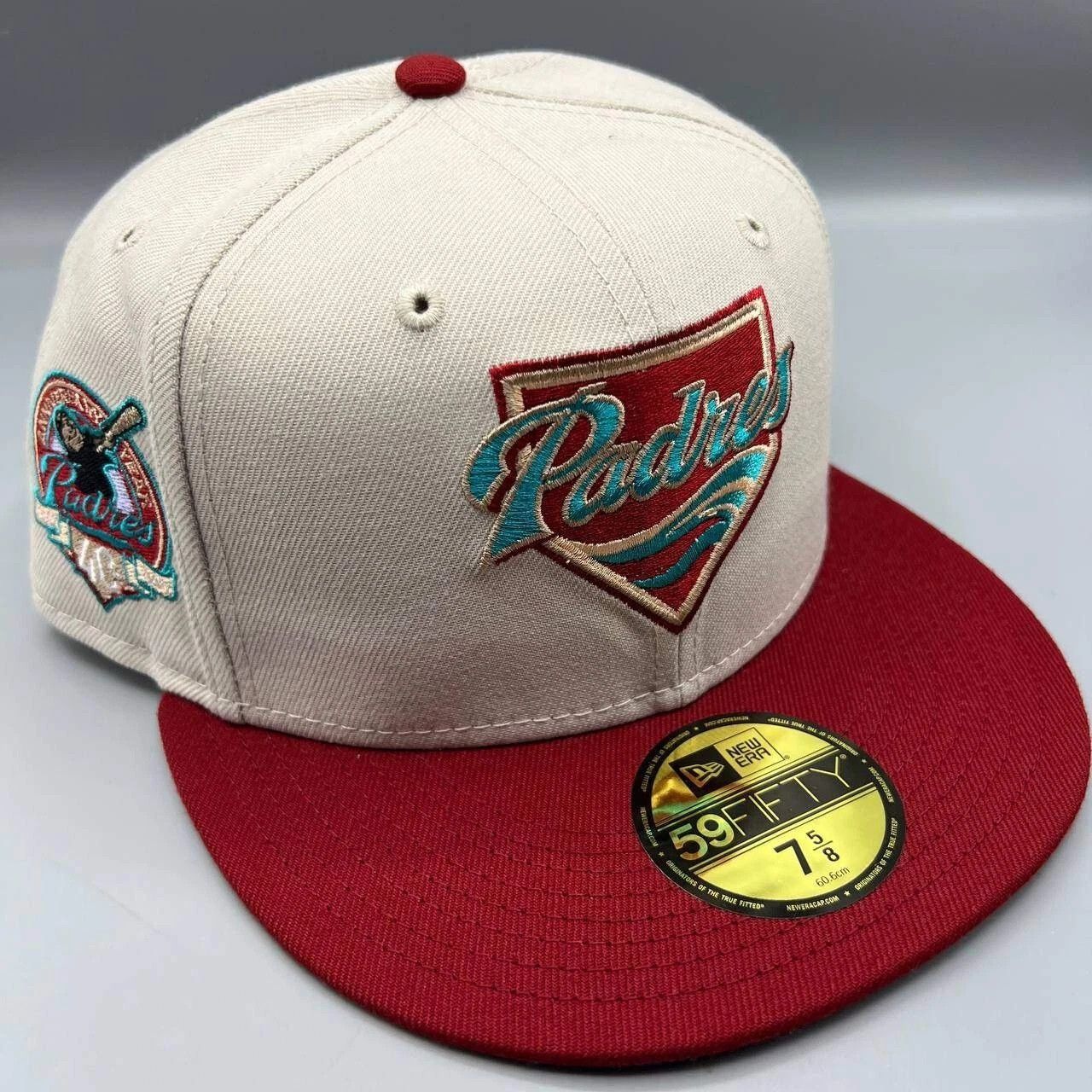 New Era San Diego Padres Hat Men 7 5/8 59Fifty New Era Fitted Cap Size ONE SIZE - 1 Thumbnail