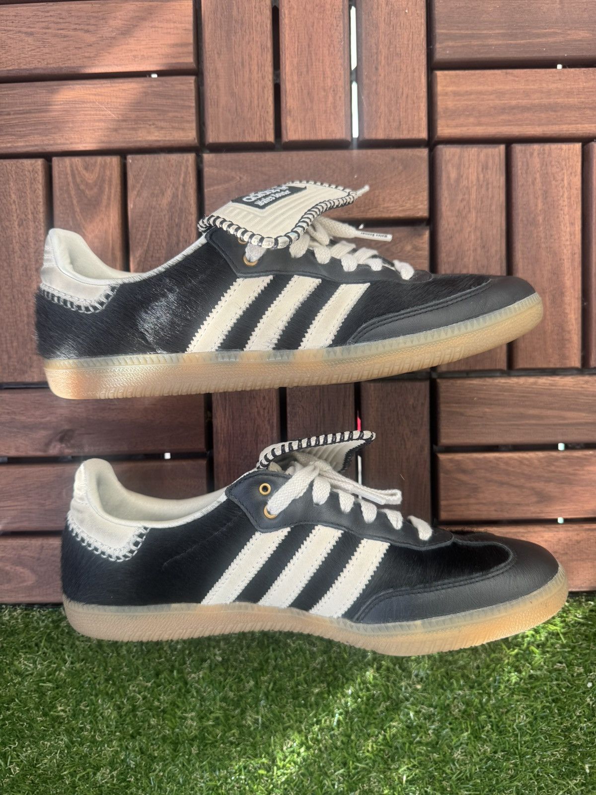 Adidas × Wales Bonner Adidas x Wales Bonner Samba Pony Tonal Core Black Size US 9.5 / EU 42-43 - 3 Thumbnail