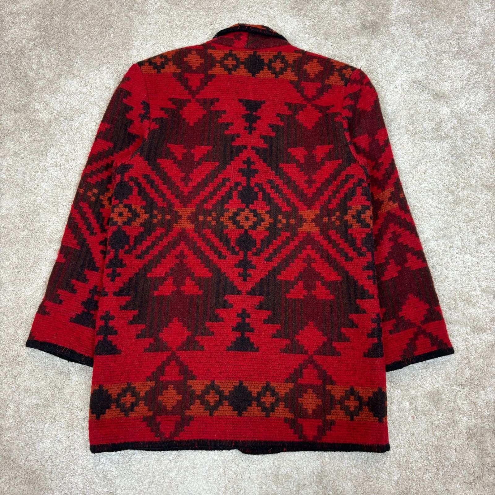 Vintage × Woolrich Woolen Mills Vintage Woolrich Aztec Southwest Wool Chore Jacket Medium Size US M / EU 48-50 / 2 - 3 Thumbnail