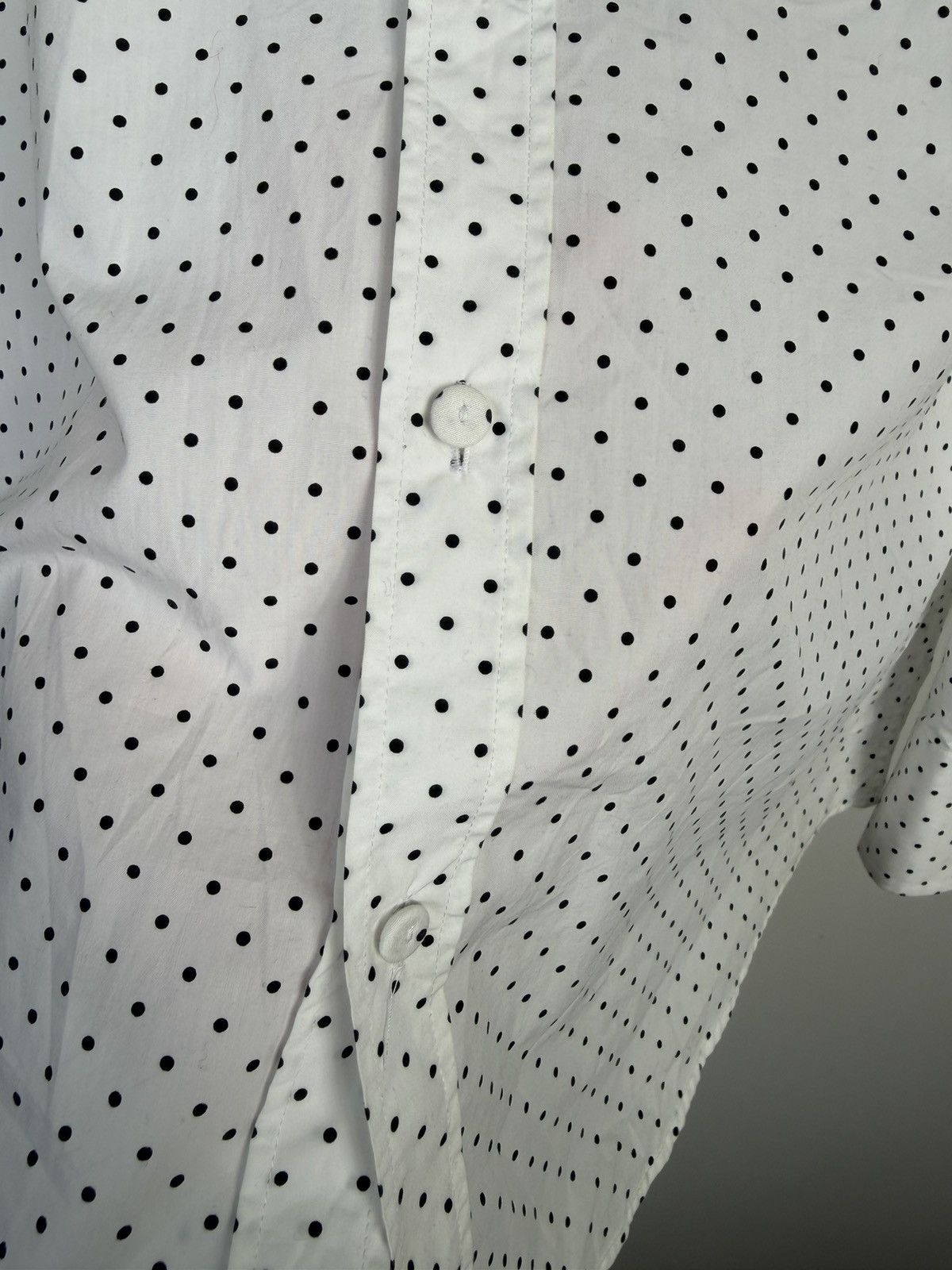 Dolce & Gabbana Dolce & Gabbana Gold Polka Dot Shirt Made in Italy Size US XL / EU 56 / 4 - 5 Thumbnail
