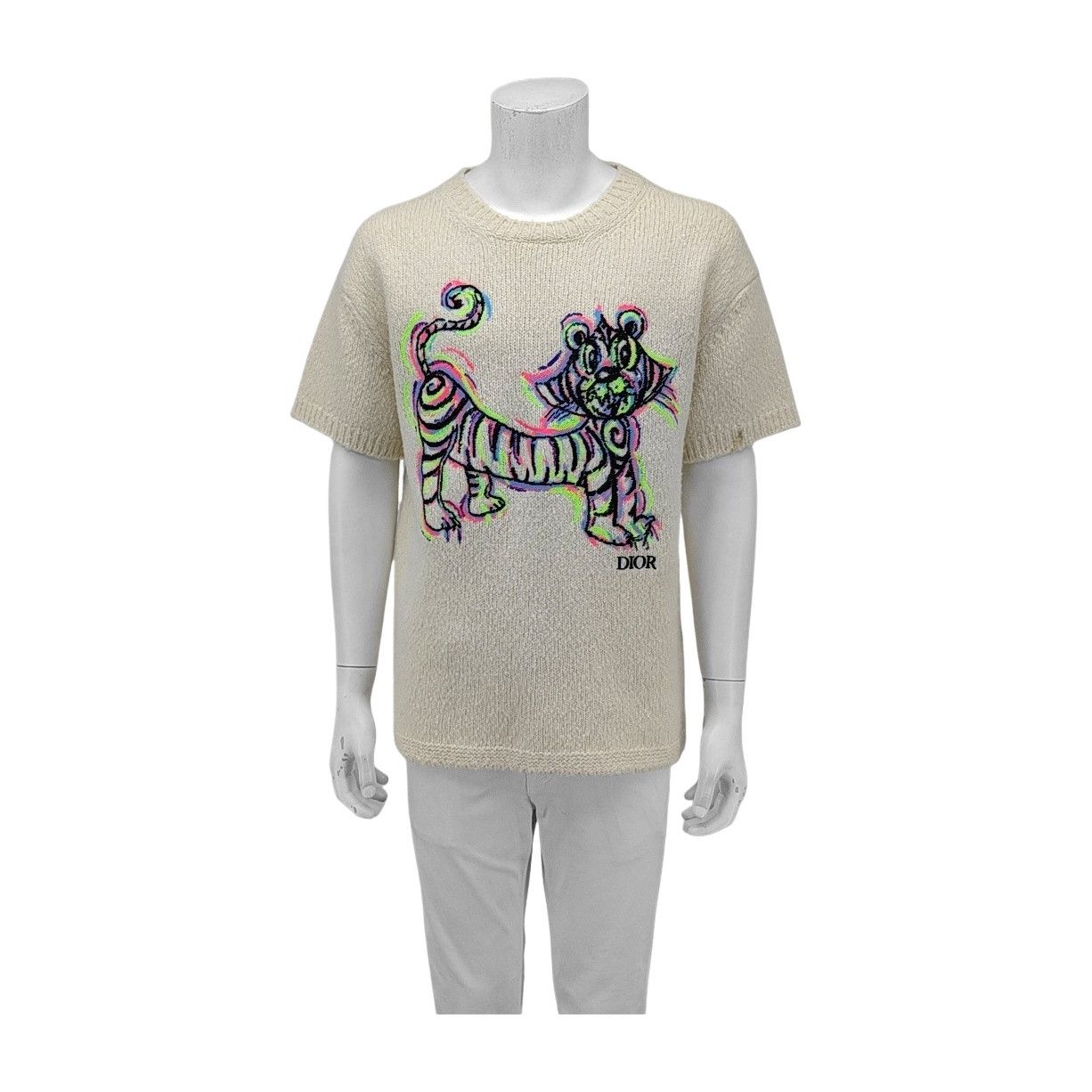 Dior Dior Homme Tiger Graphic Knit Sweater M Size US M / EU 48-50 / 2 - 1 Thumbnail