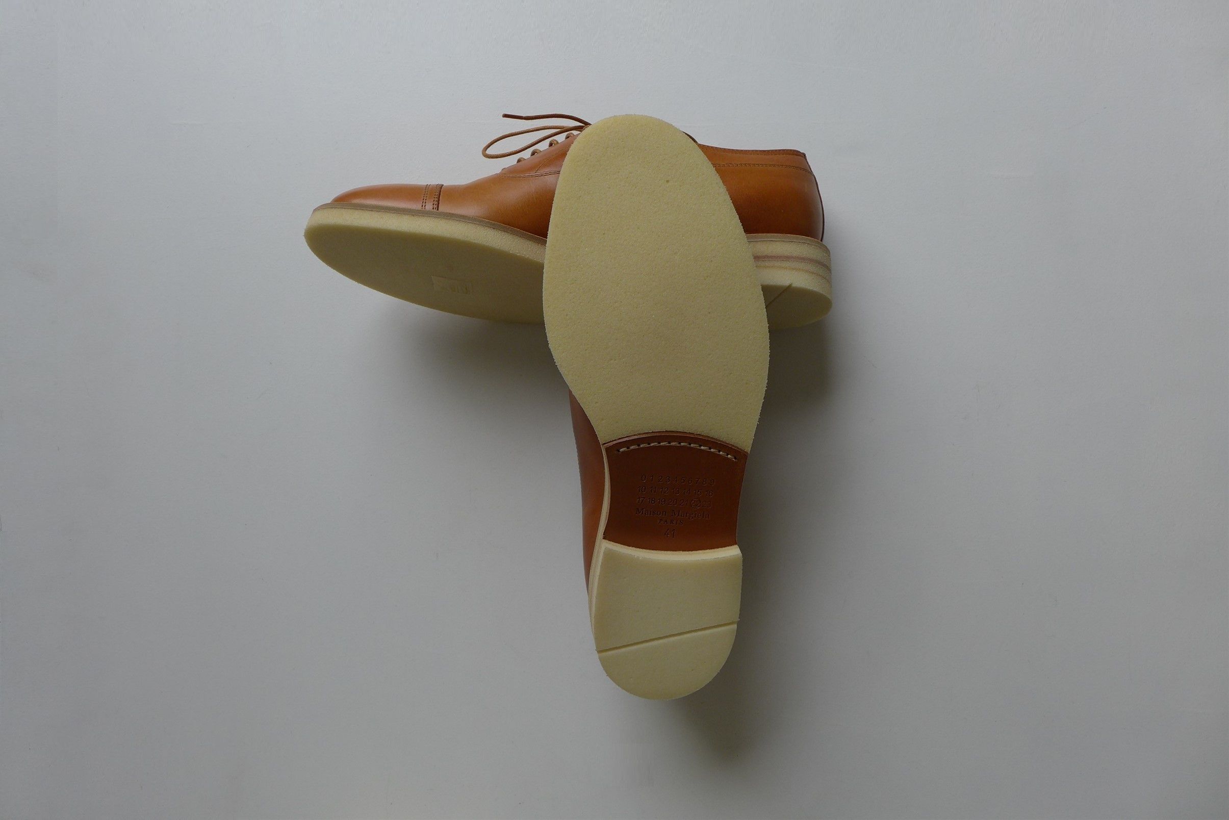 Maison Margiela Margiela Oxford Shoes - Vegetable Tanned Calf Leather Size US 8 / EU 41 - 18 Thumbnail
