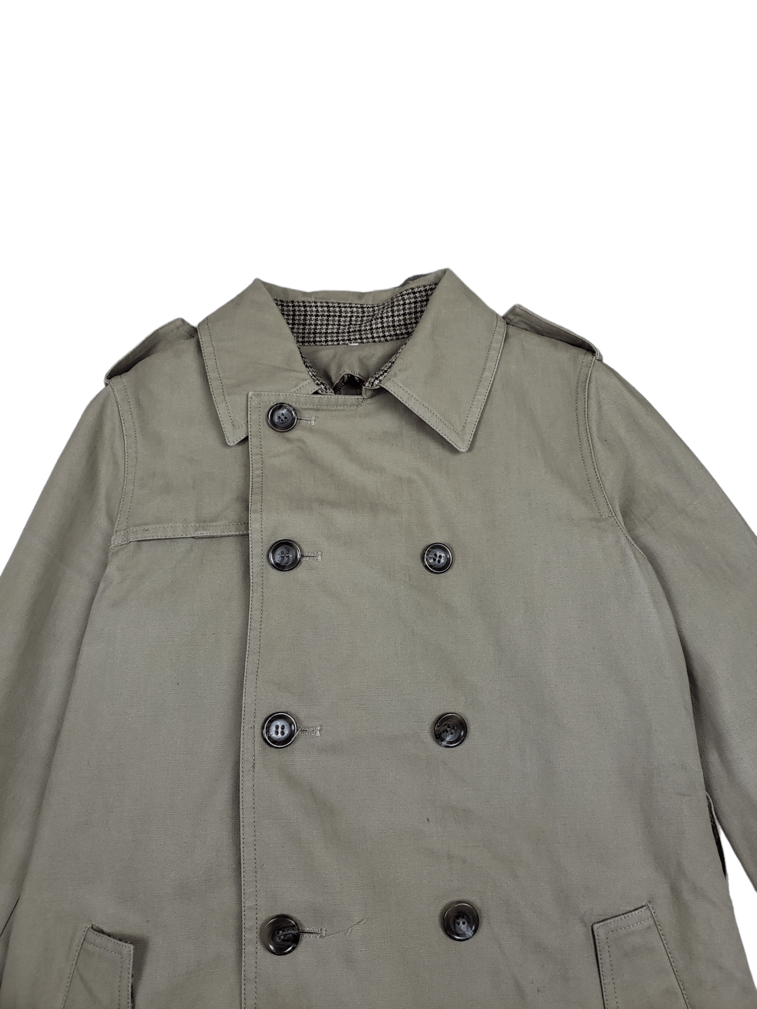 Issey Miyake × Japanese Brand × Vintage Vintage Japanese Brand Double Breasted Coat Size US S / EU 44-46 / 1 - 8 Thumbnail