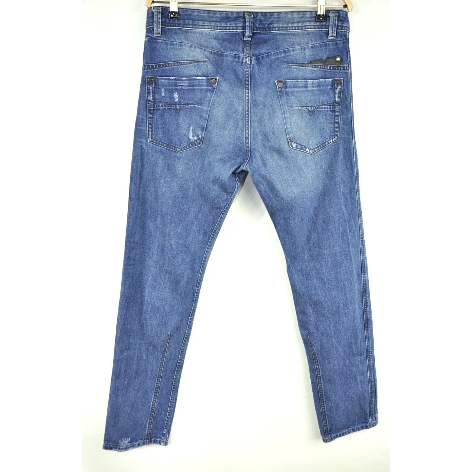 Diesel Diesel Darron 0886Q Regular Slim-Tapered Jeans Blue Mens W32/L34 Size US 32 / EU 48 - 4 Thumbnail