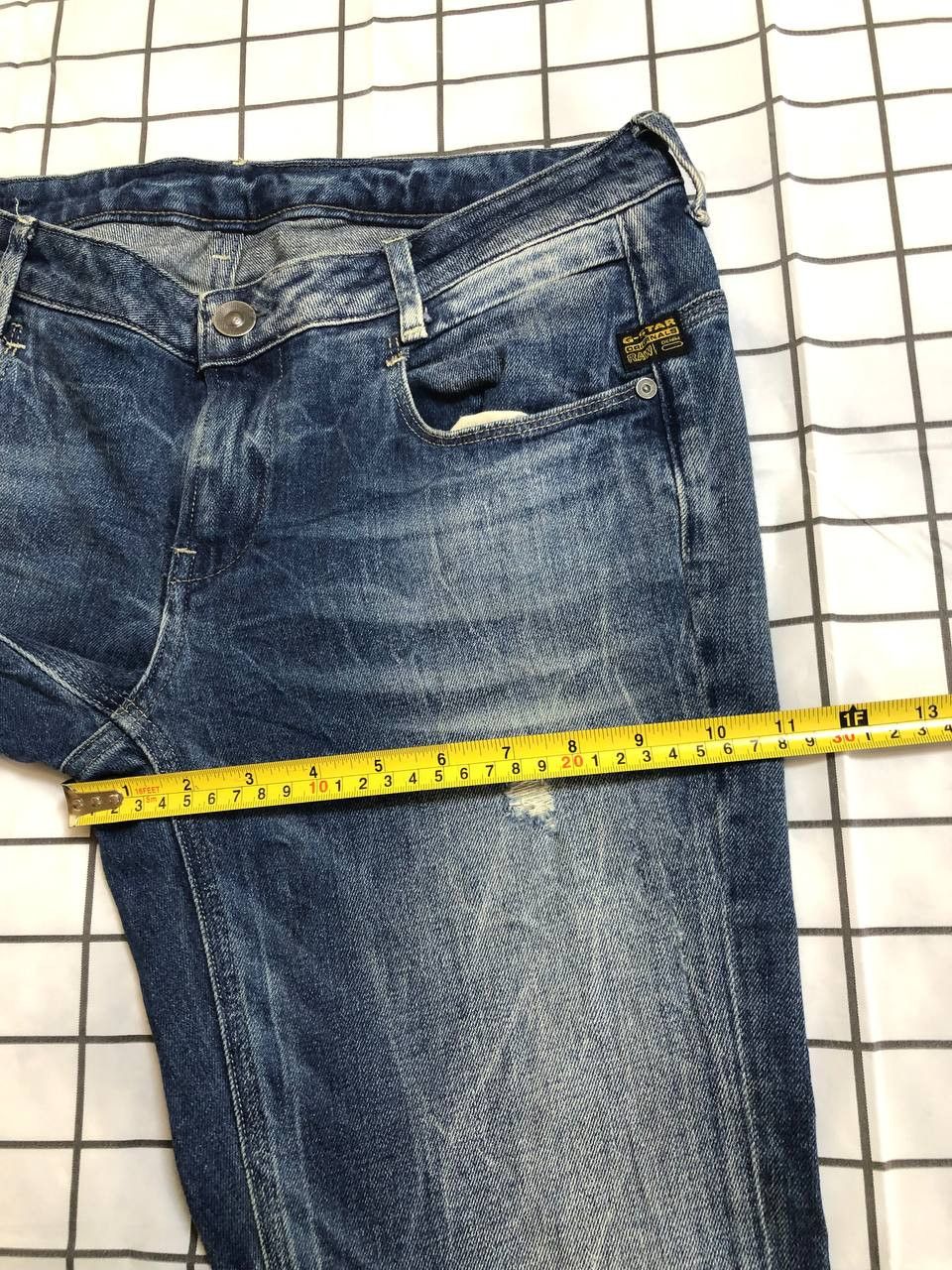 G-Star G-Star Raw GS01 Arc 3D Slim Blue Denim Jeans Size 31" - 10 Thumbnail