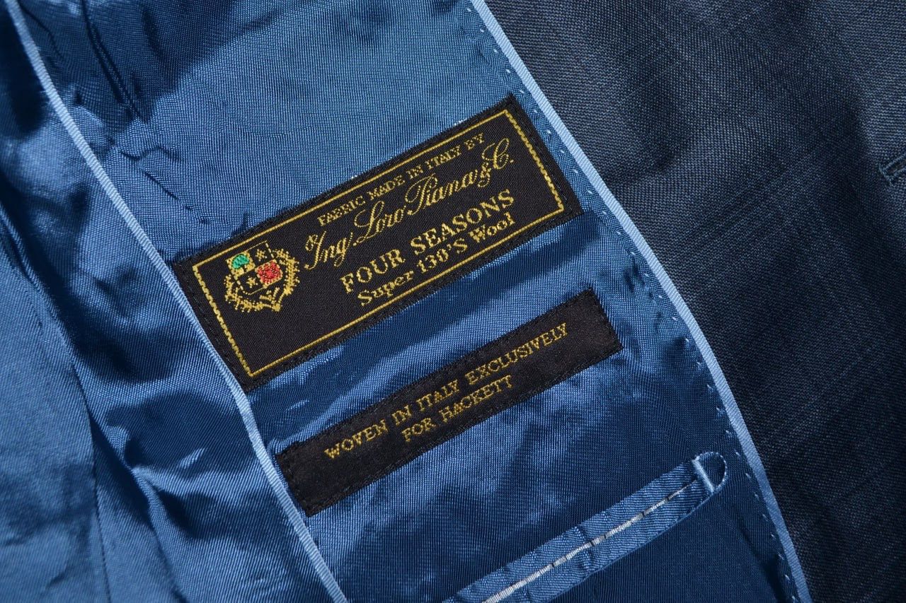Hackett Hackett London 3-Piece Suit Jacket Vest Pants Loro Piana XS Size 34R - 7 Thumbnail