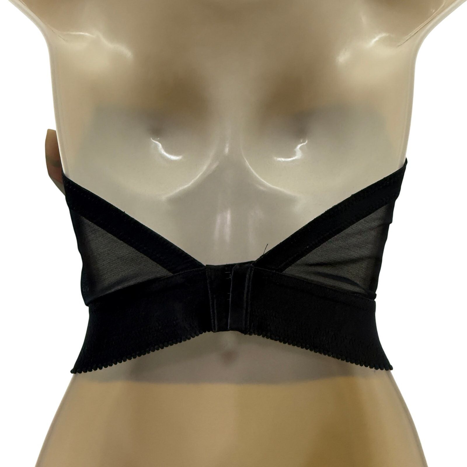 Vintage Vintage Backless by Smoothie Longline Bra Size 36B Black Size ONE SIZE - 7 Thumbnail