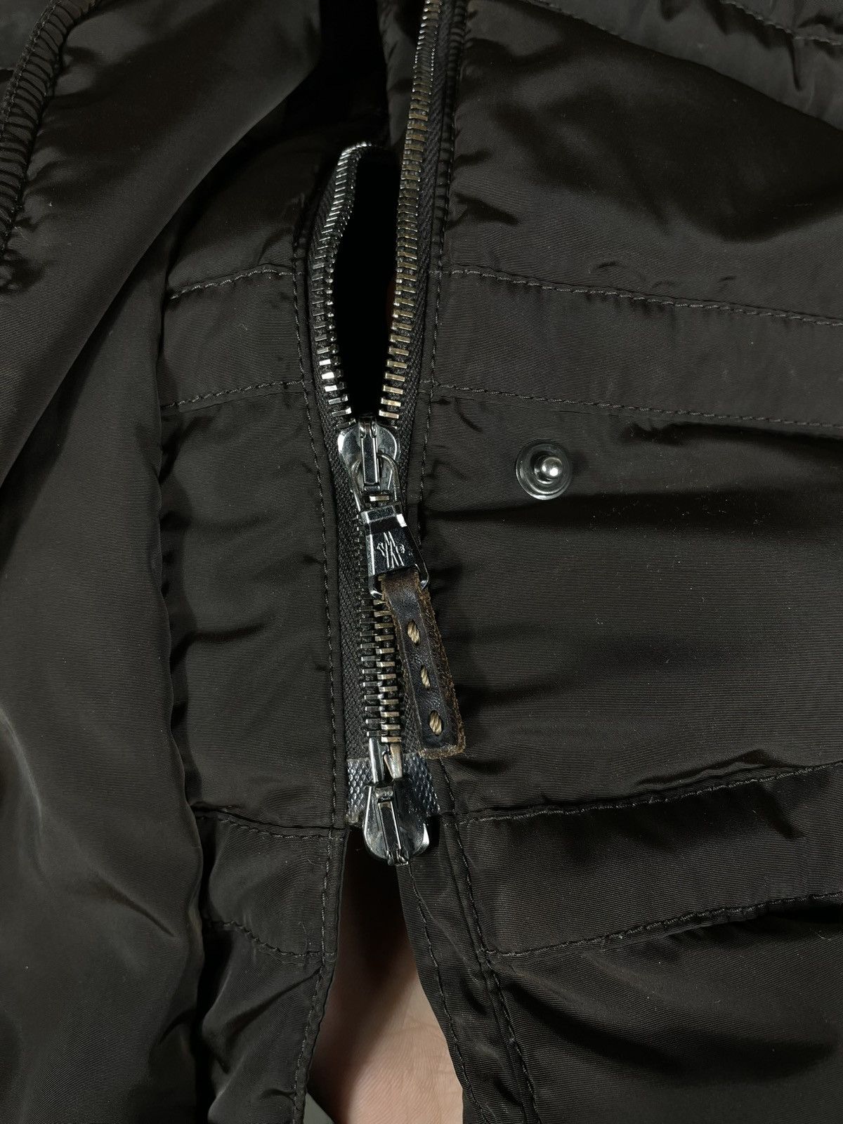 Designer × Moncler Moncler Brown Puffer Hoodie Down Jakcet Coat Luxury Designer Size M / US 6-8 / IT 42-44 - 17 Thumbnail