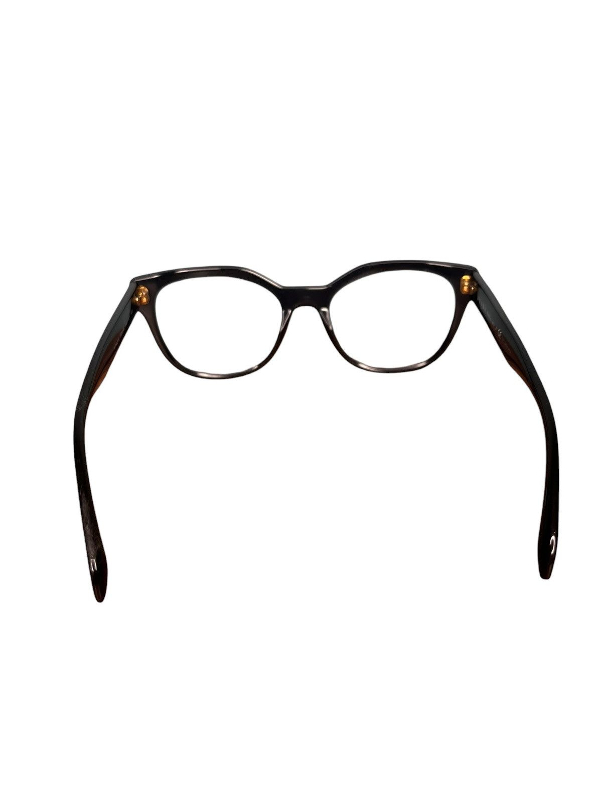 Prada Prada VPR21S Black Acetate Eyeglasses Made in Italy Size ONE SIZE - 4 Thumbnail