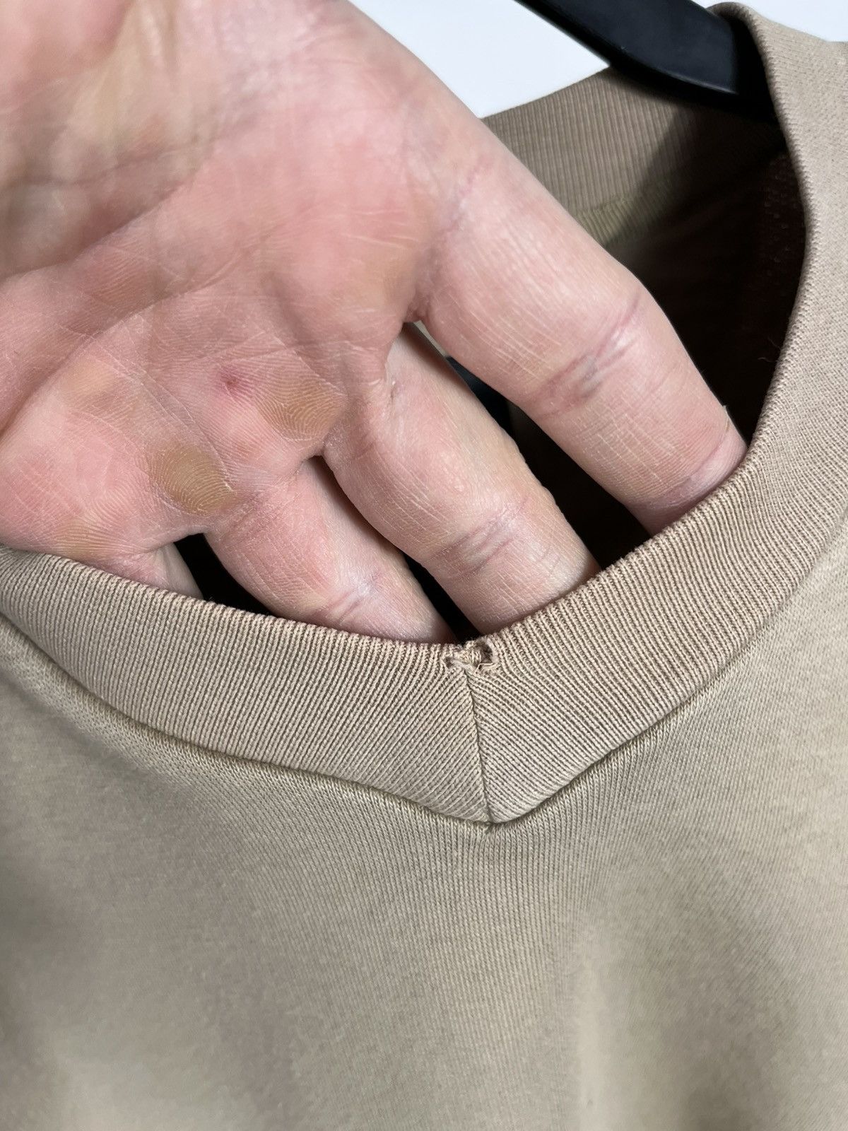 Nike Nike Vintage Sweatshirt Men’s XL Beige V Neck Classic Logo Size US XL / EU 56 / 4 - 9 Thumbnail
