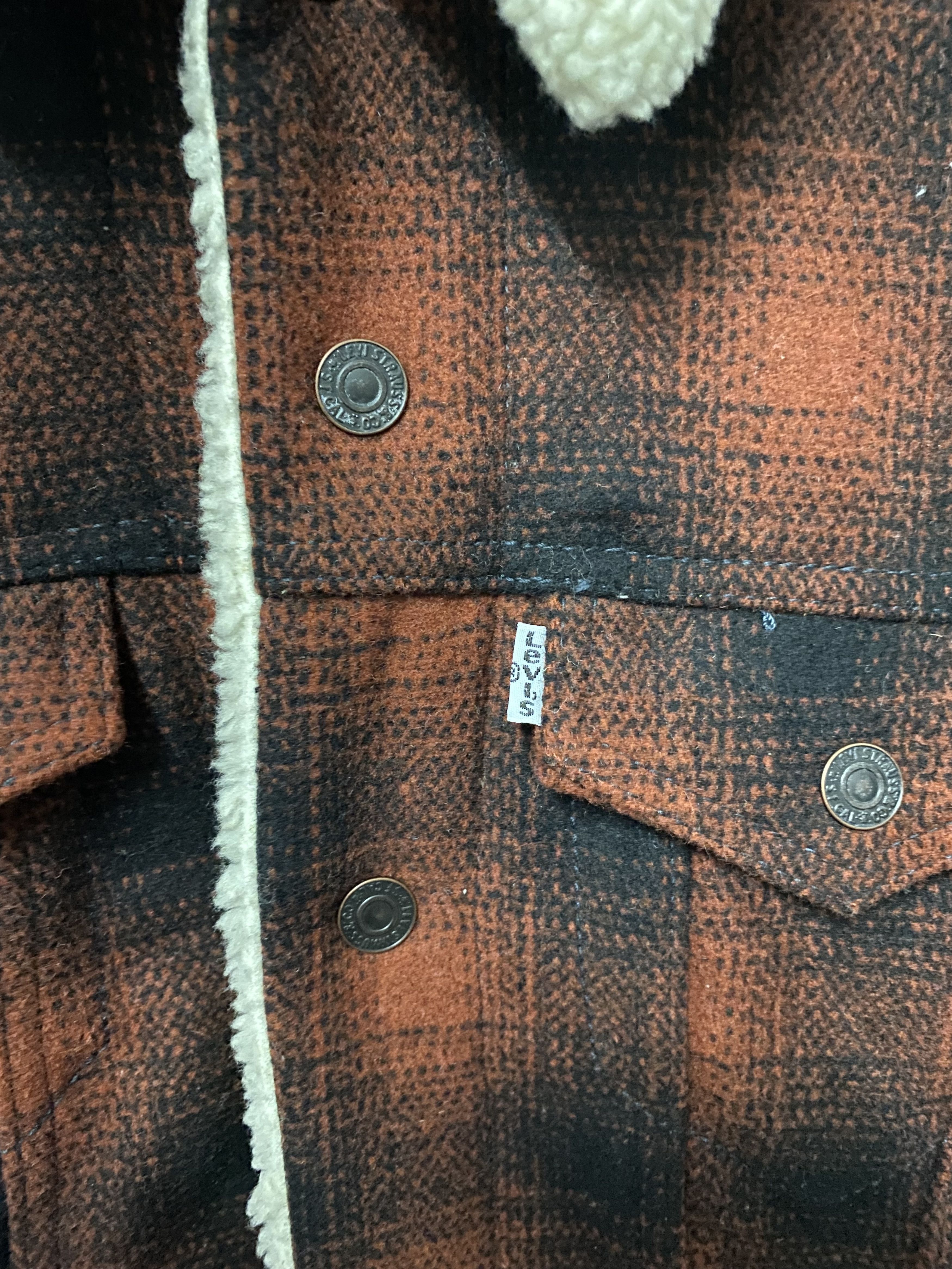 Levi's Levi’s Type 3 Checkered Sherpa Jacket Size US S / EU 44-46 / 1 - 7 Thumbnail
