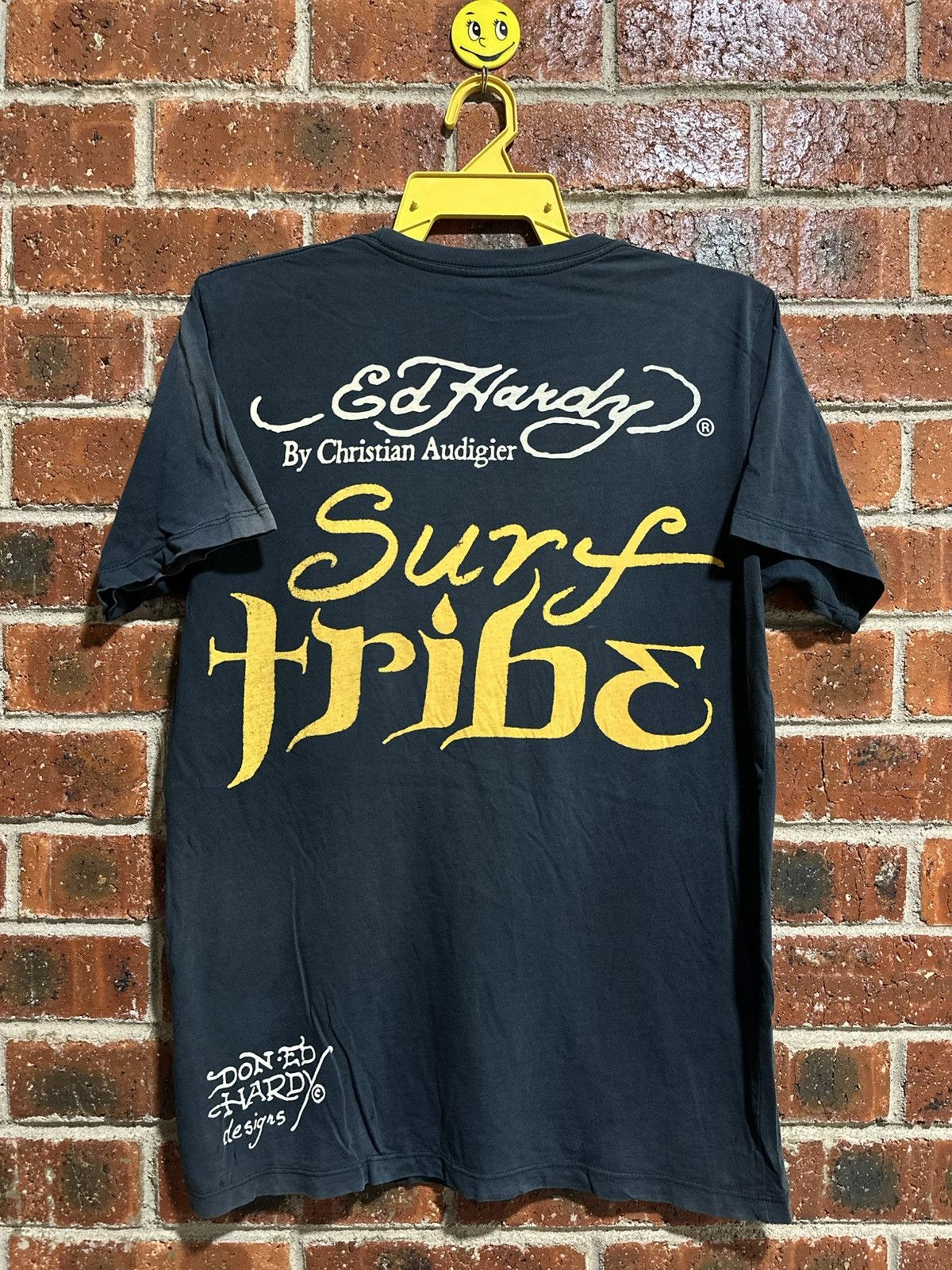 Christian Audigier × Edwin × Vintage Vintage Ed Hardy By Christian Audigier Sun Faded Tee Size US M / EU 48-50 / 2 - 7 Thumbnail