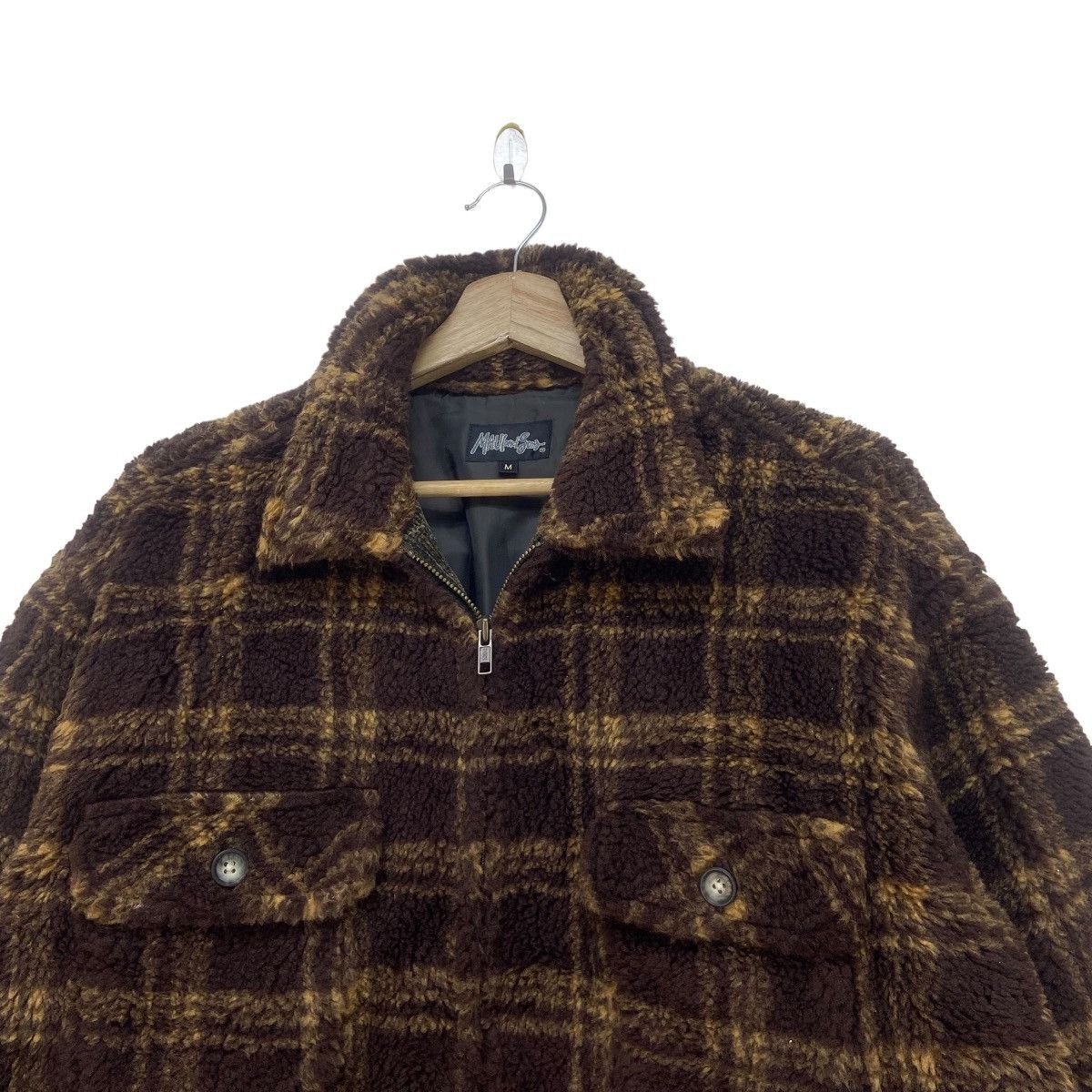 Maui and Sons Maui And Sons Check Fleece Sherpa Jacket Size US S / EU 44-46 / 1 - 4 Thumbnail