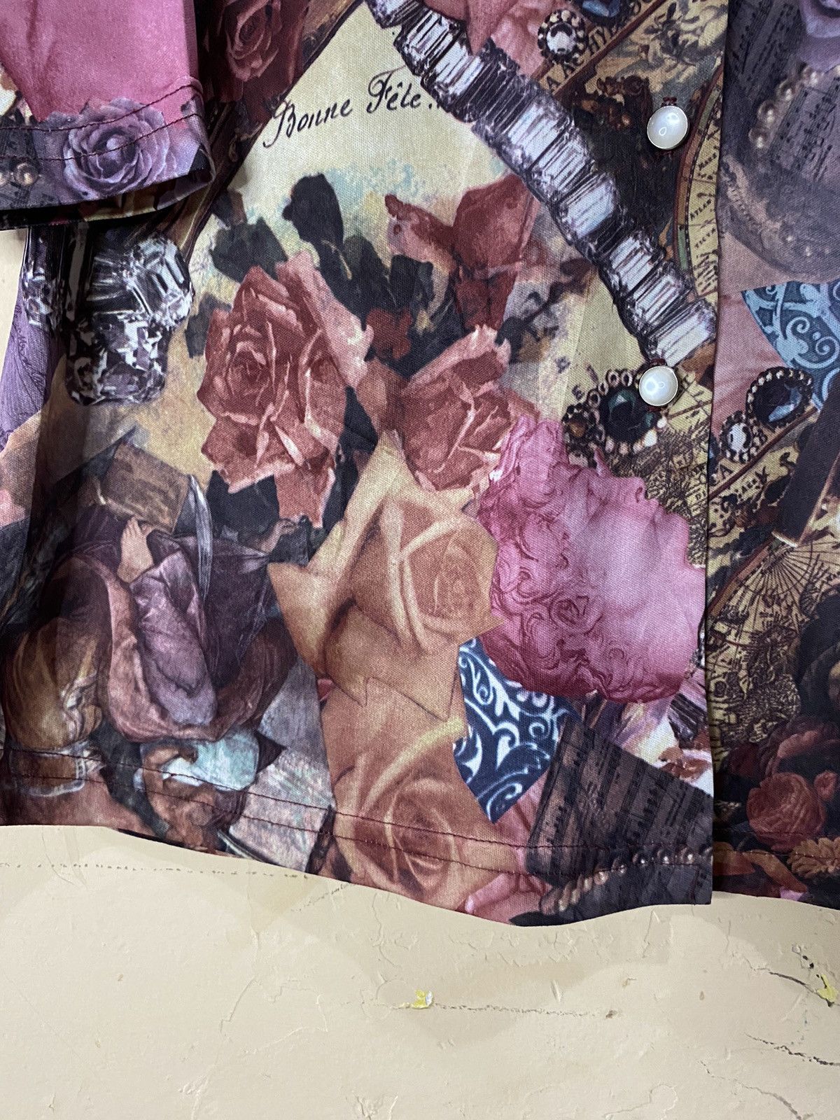 Japanese Brand × Vintage Rare Pandora Casuals Crazy Art Button Up Shirt Size ONE SIZE - 5 Thumbnail