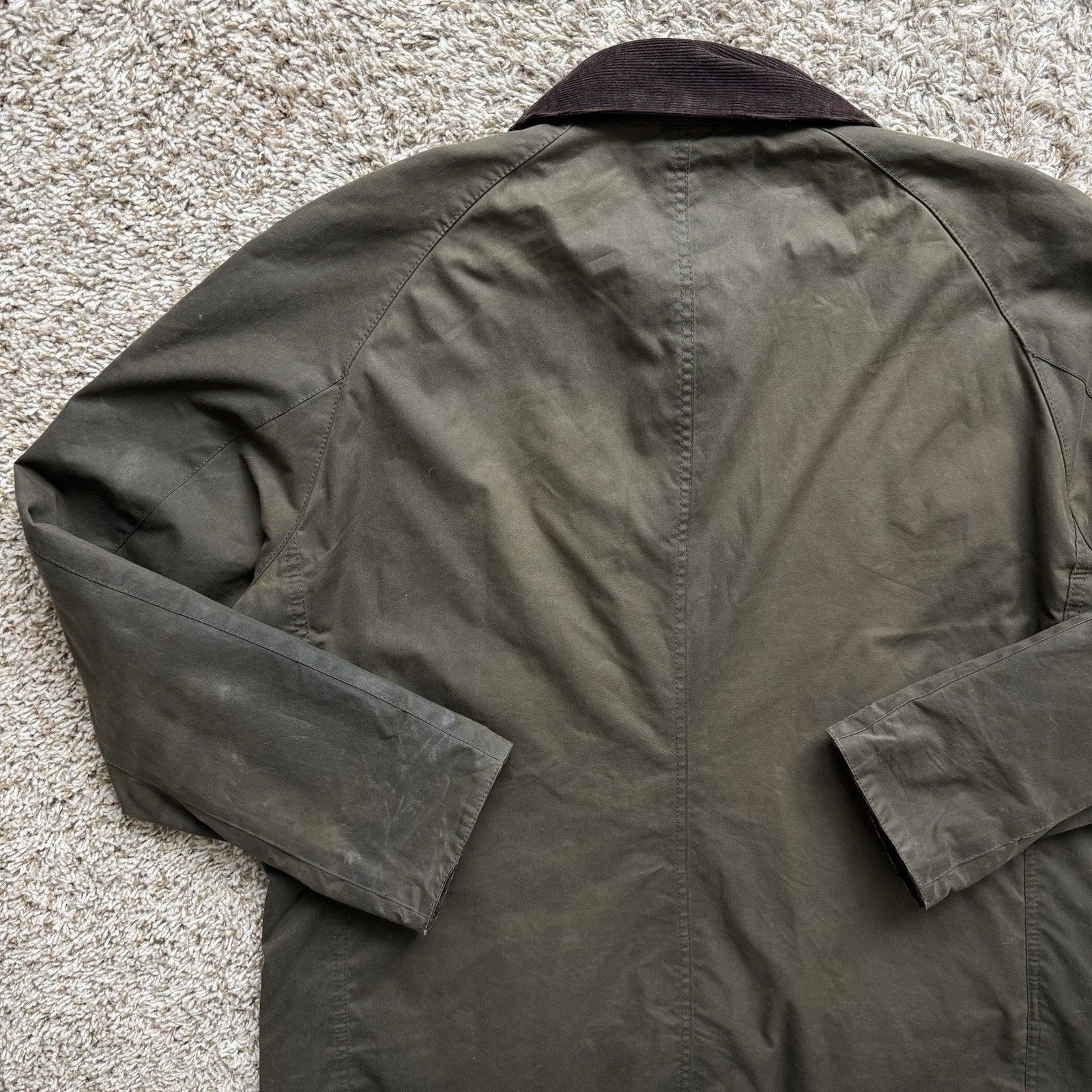 Barbour Barbour Bristol Waxed Jacket Olive Green Tartan Cotton XXL Size US XXL / EU 58 / 5 - 11 Thumbnail